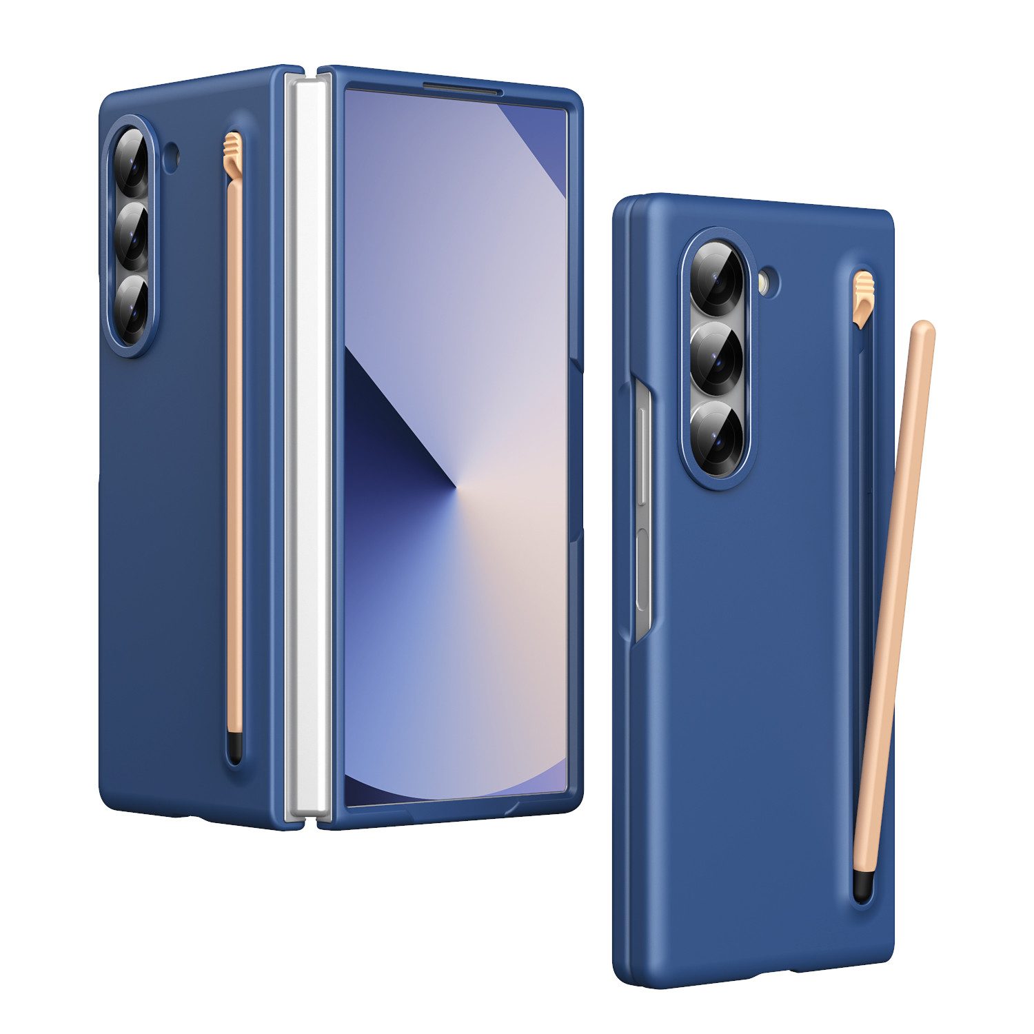 trends for living Handyhülle Hybrid 360-Grad Schutz Case Cover Für Samsung Galaxy Z Fold 7 6 5 4 3