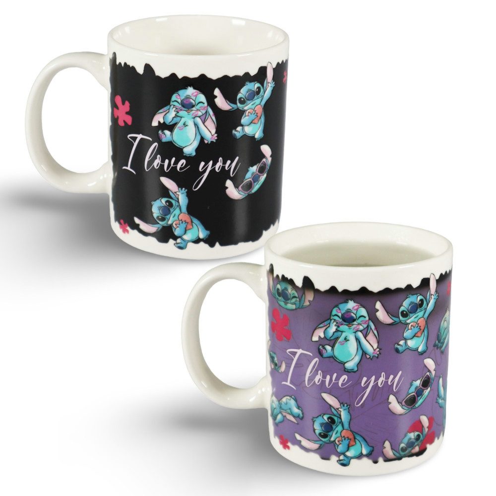 Disney Tasse Disney Stitch magische Teetasse Kaffeetasse Geschenkidee, Keramik