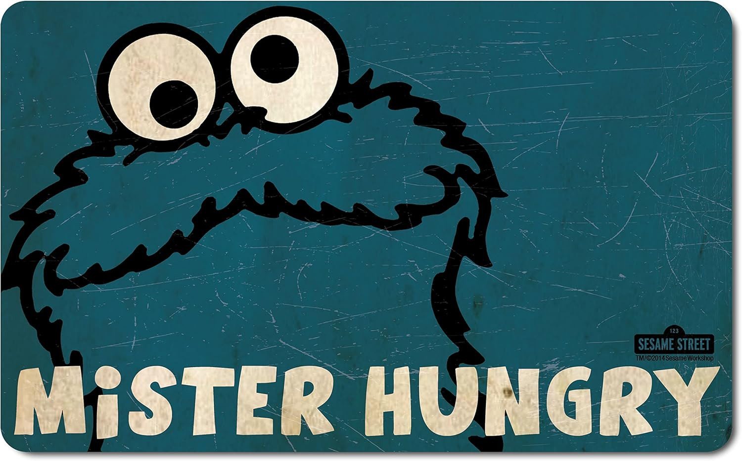 LOGOSHIRT Frühstücksbrett Frühstücksbrettchen - Sesamstraße Mister Hungry, (1-St), langlebig, robust und alltagstauglich