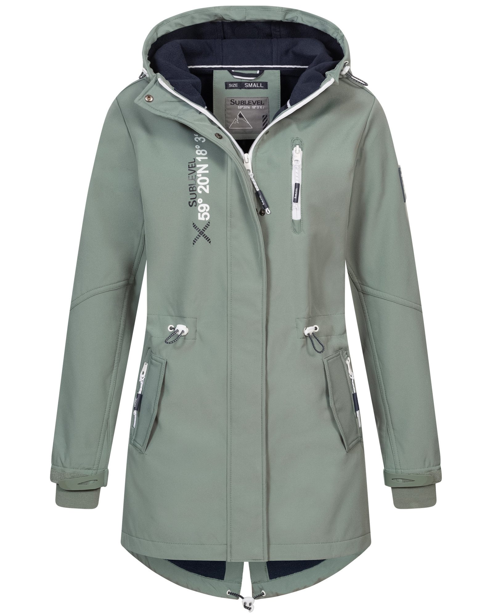 SUBLEVEL Softshelljacke Damen Frühlings Jacke Softshell Jacke Outdoor Regen Übergangs Jacke