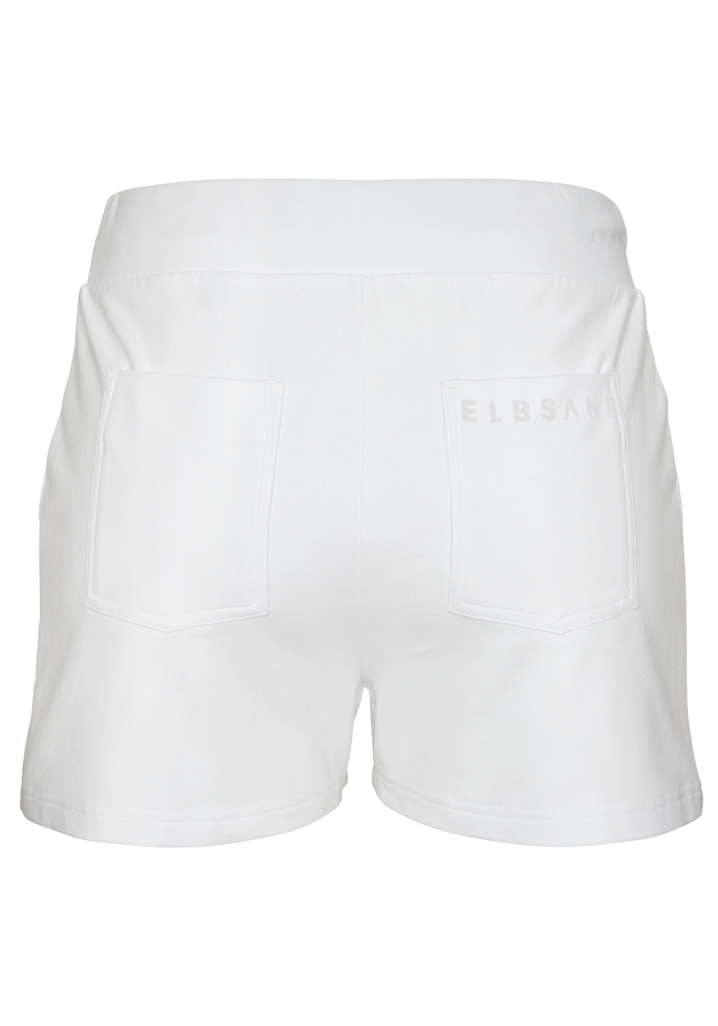 Elbsand Sweatshorts Melros mit Taschen, kurze Hose aus Baumwolle, Strandhose, sportlich-casual