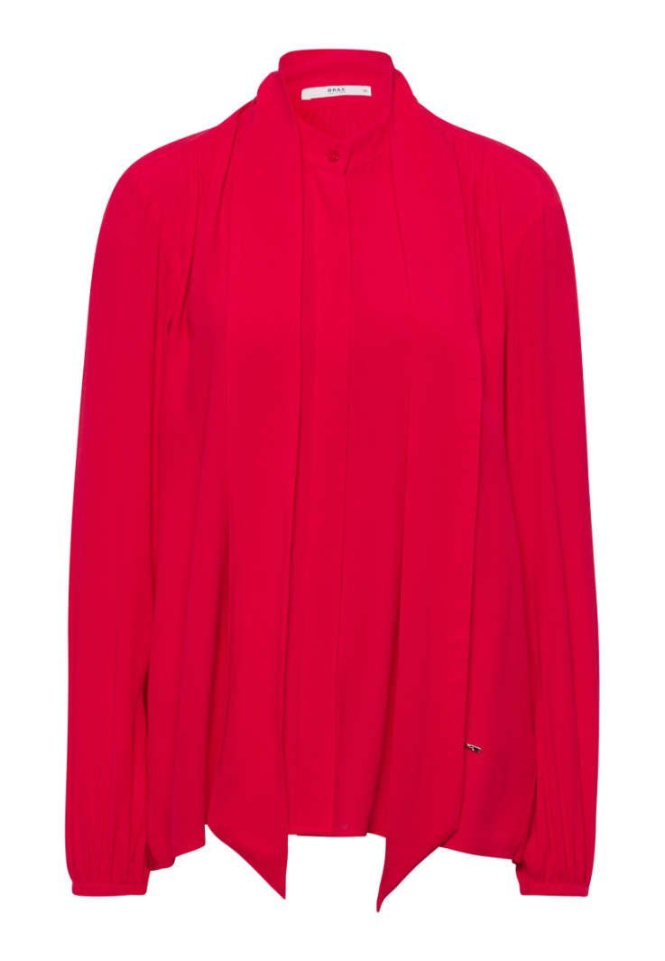 Klassische Brax rot Style VIVI Bluse