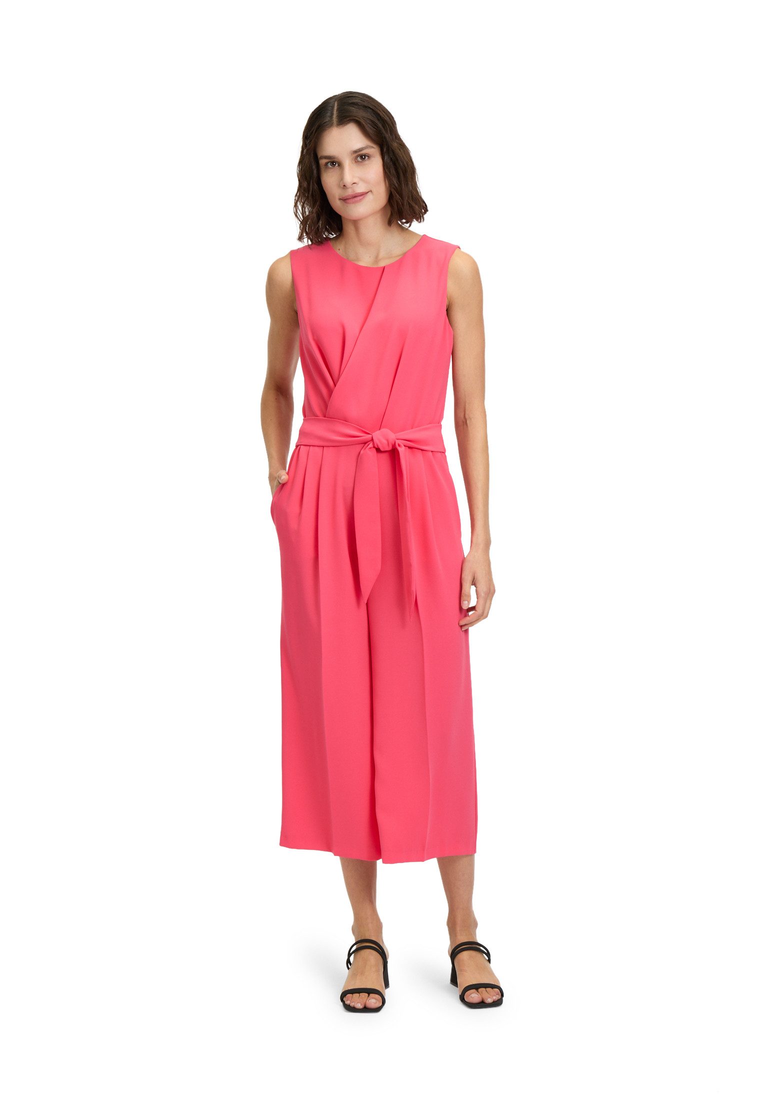 Betty&Co Overall "Damen Jumpsuit ohne Arm" 1 Stk. tlg. Falten günstig online kaufen