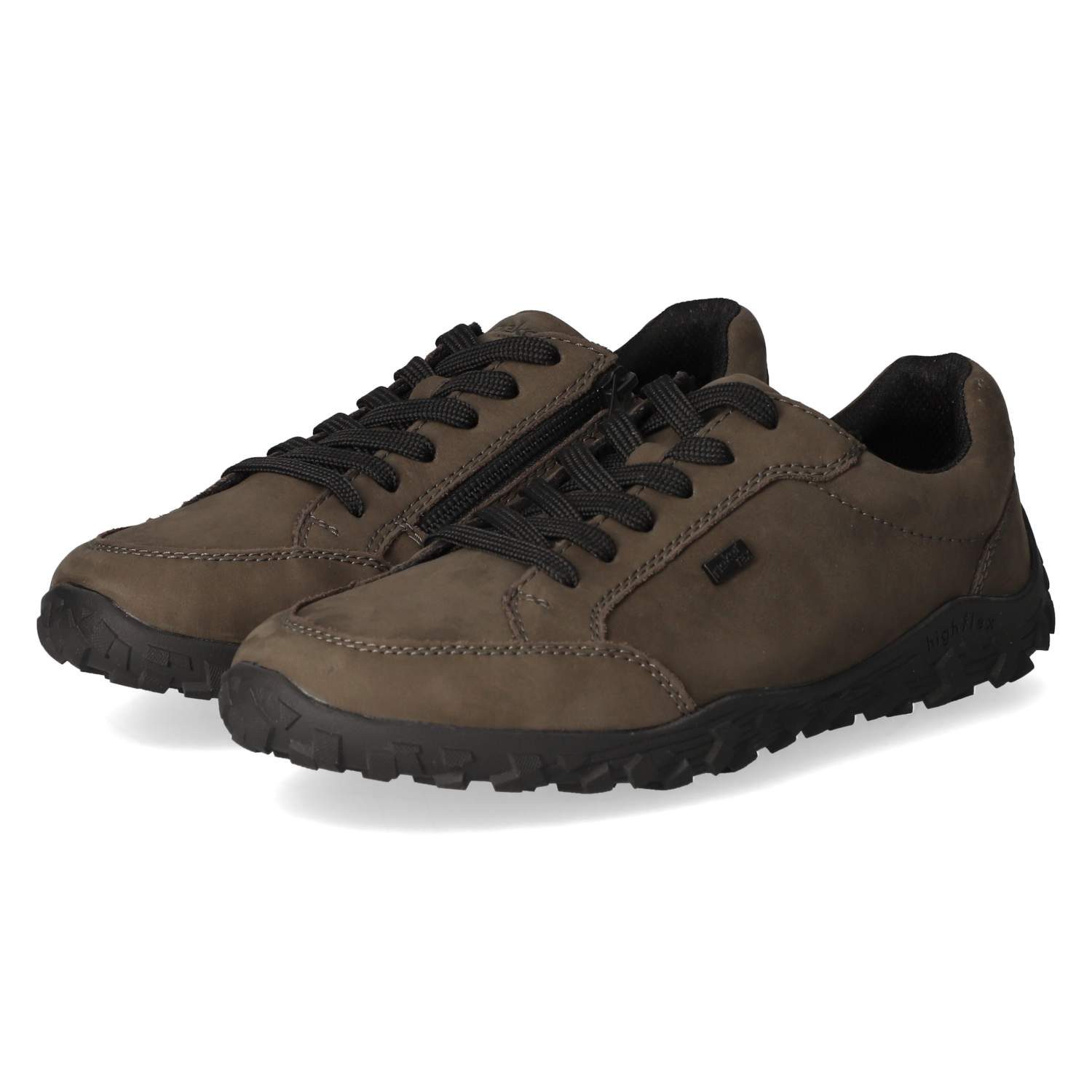 Rieker Rieker Schnürschuhe 08101-45 Herren Rauleder grey Schnürschuh