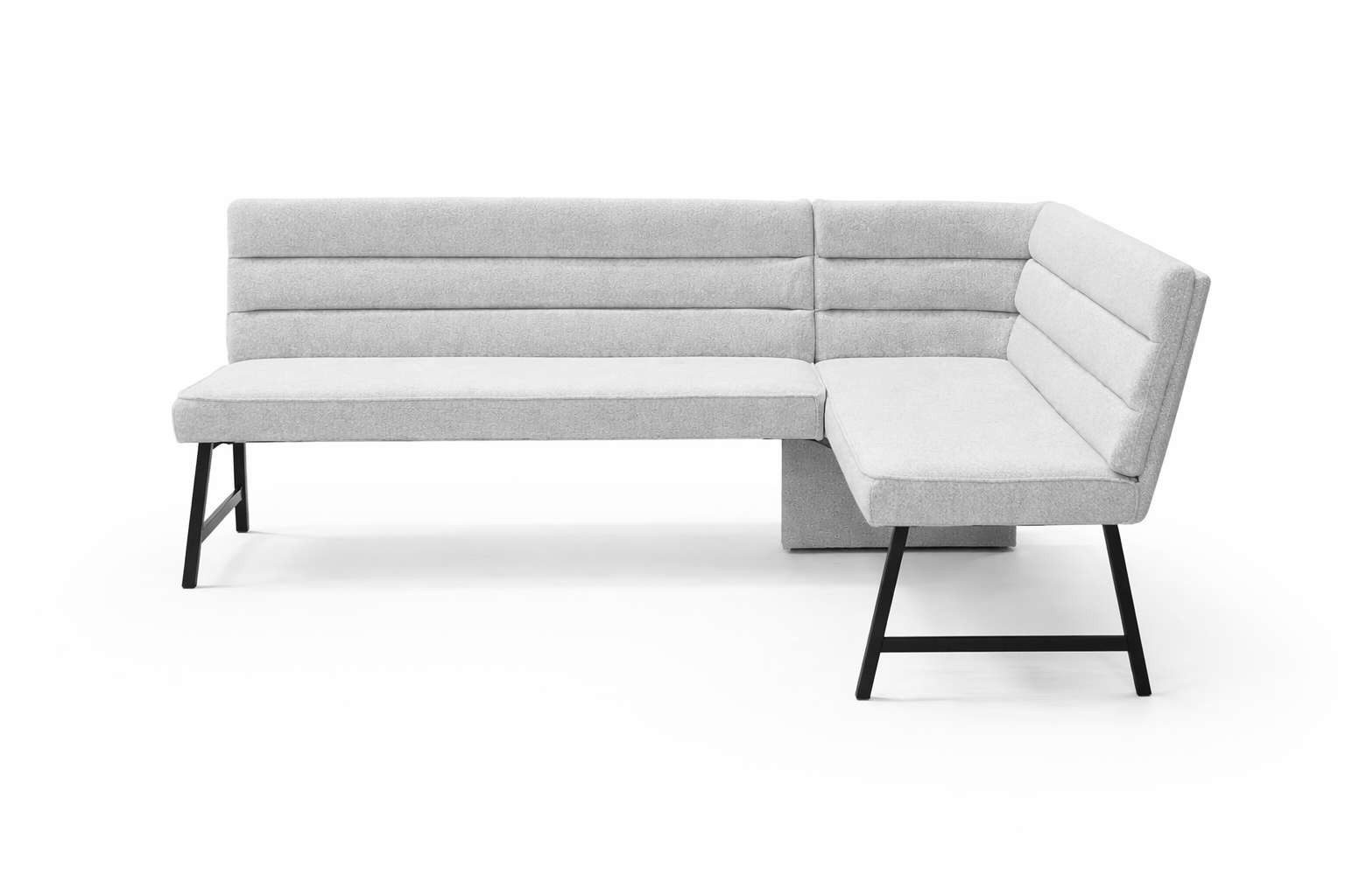 OTTO home Eckbank Oregon Küchenbank, Polsterbank, Esszimmerbank, 177x140 cm, Moderne Bank und Farben, Sitzplatzanzahl: 4/5, Frei in Raum stellbar