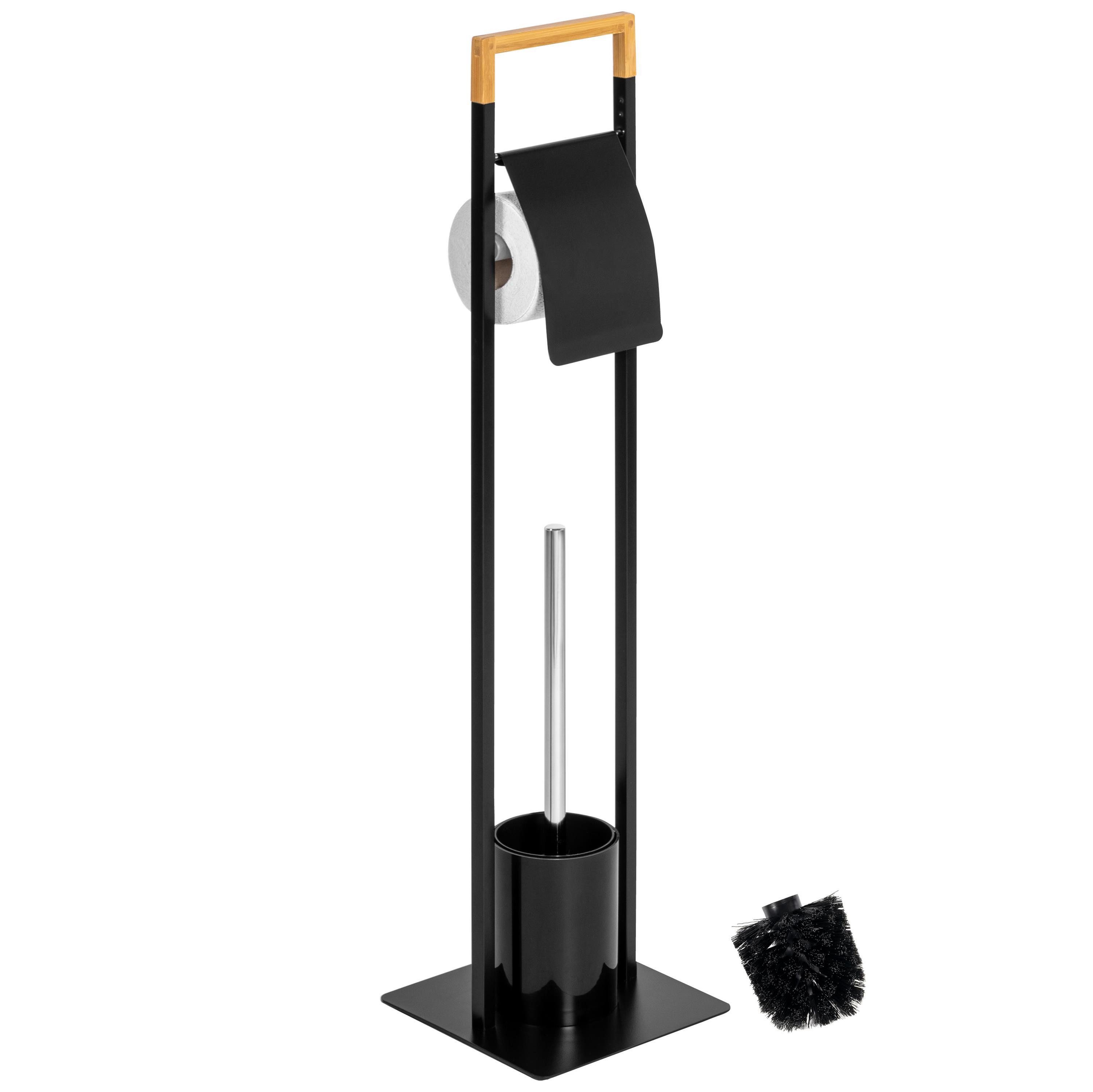 bremermann WC-Garnitur Stand-WC-Garnitur 2in1, WC-Bürste, WC-Rollenhalter, günstig online kaufen