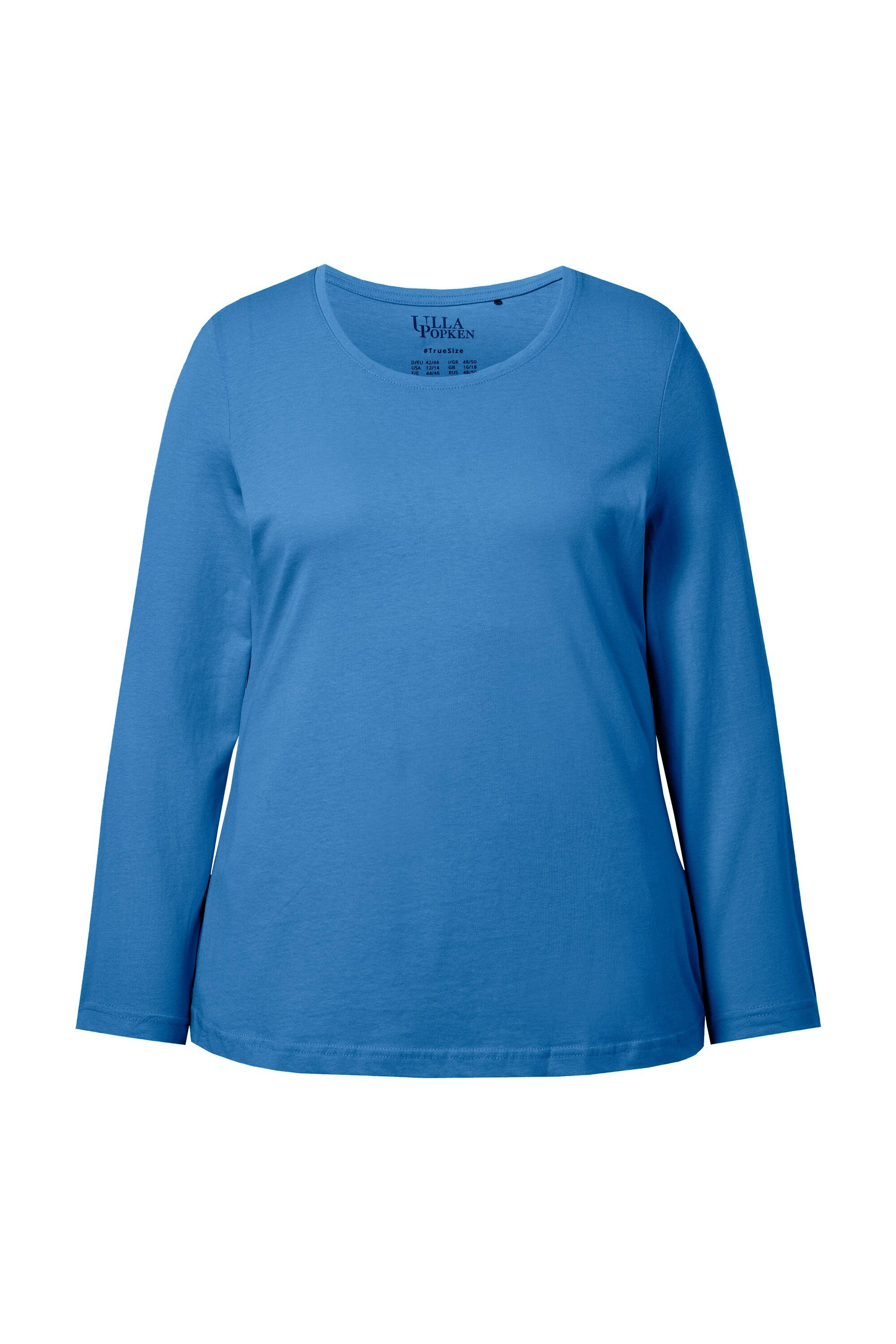 Ulla Popken T-Shirt Shirt Slim Rundhalsausschnitt Langarm – Bild 2 von 4