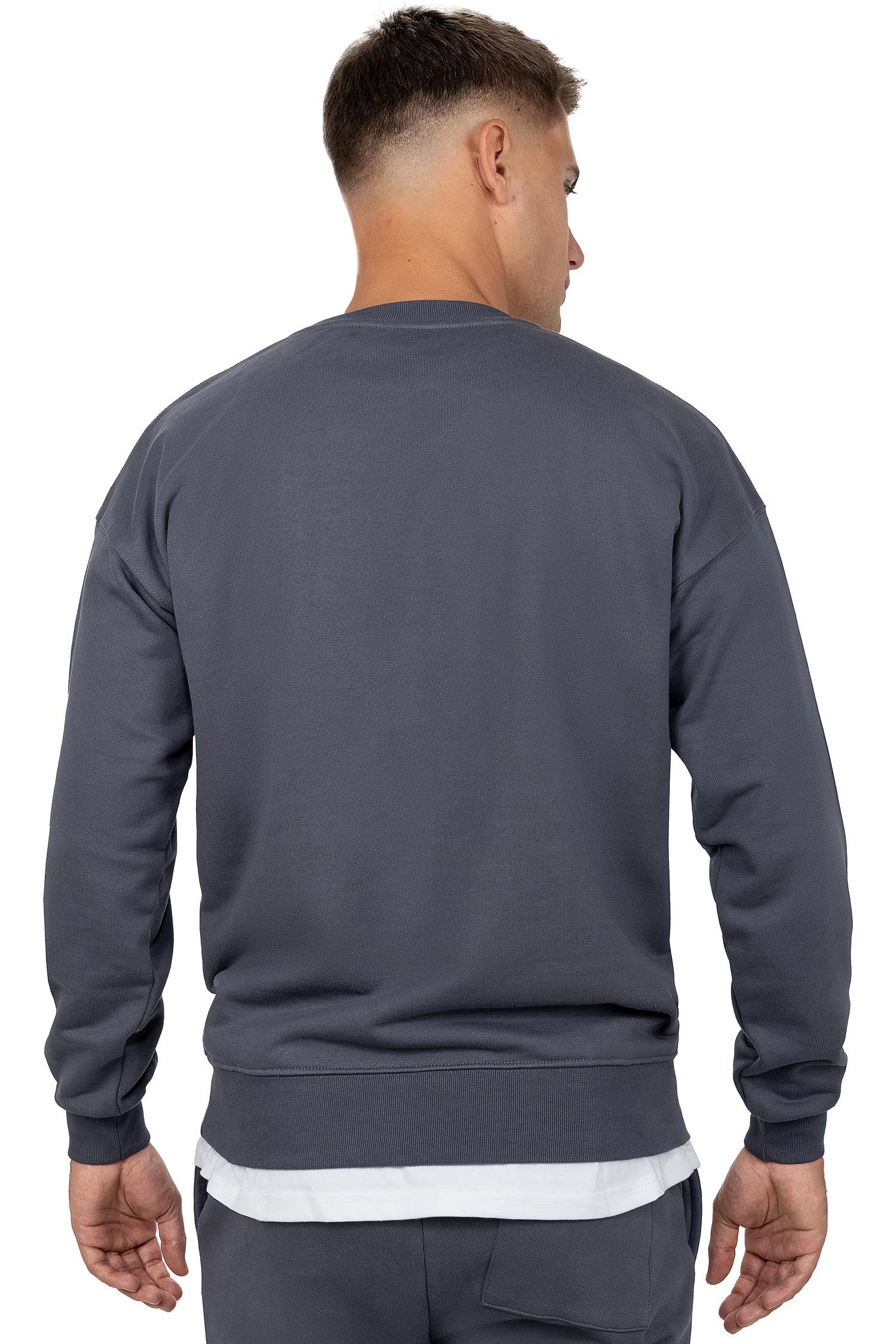 Reichstadt Sweatshirt Herren Regular Fit Pullover günstig online kaufen