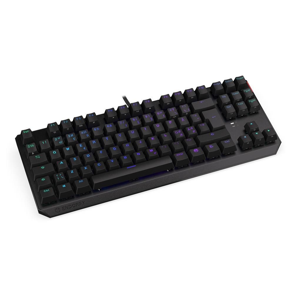 ENDORFY Thock TKL NO Red Gaming-Tastatur (TKL-Gaming-Tastatur mit Kailh Red Schaltern und RGB)
