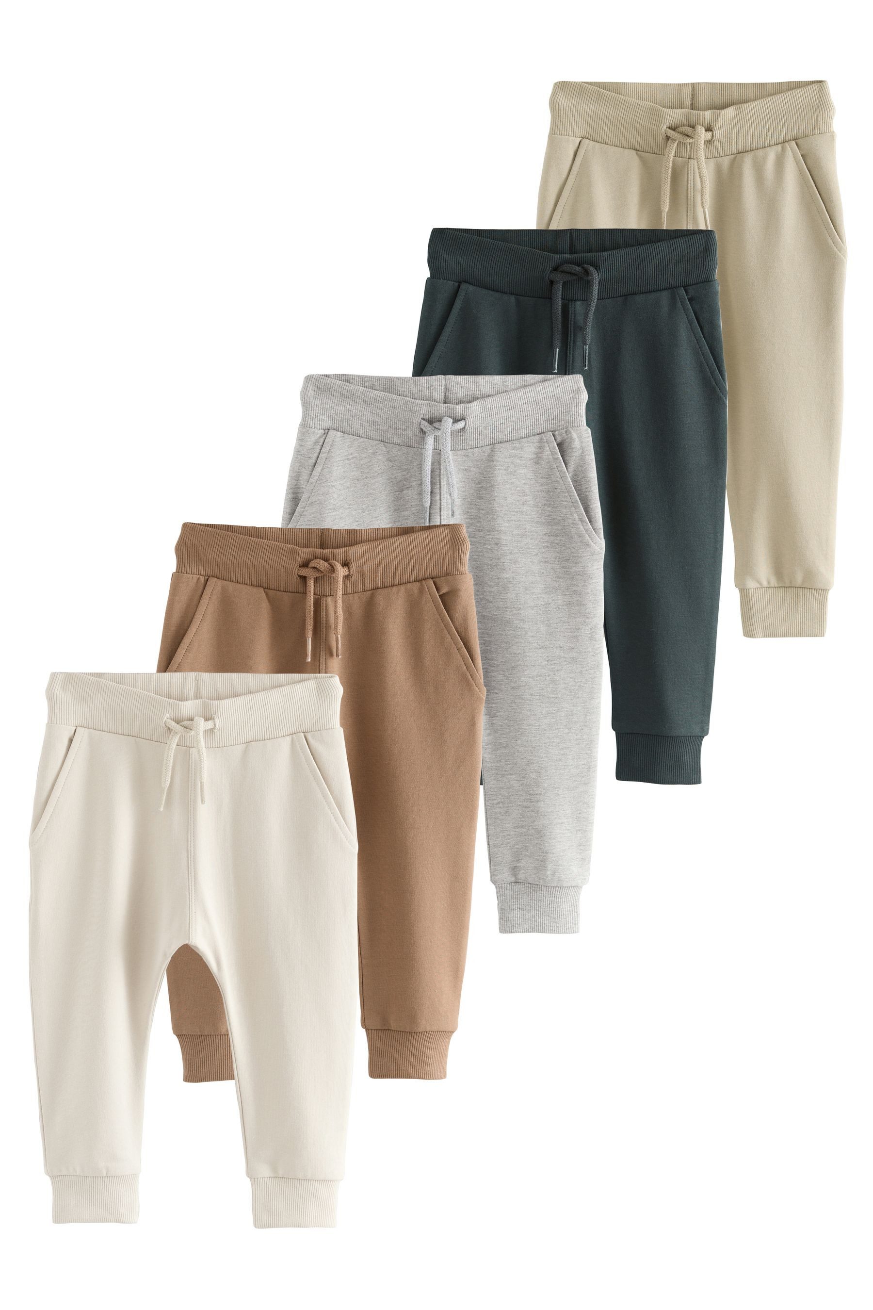 Jogginghose Skinny Fit Jogginghosen im 5er-Pack