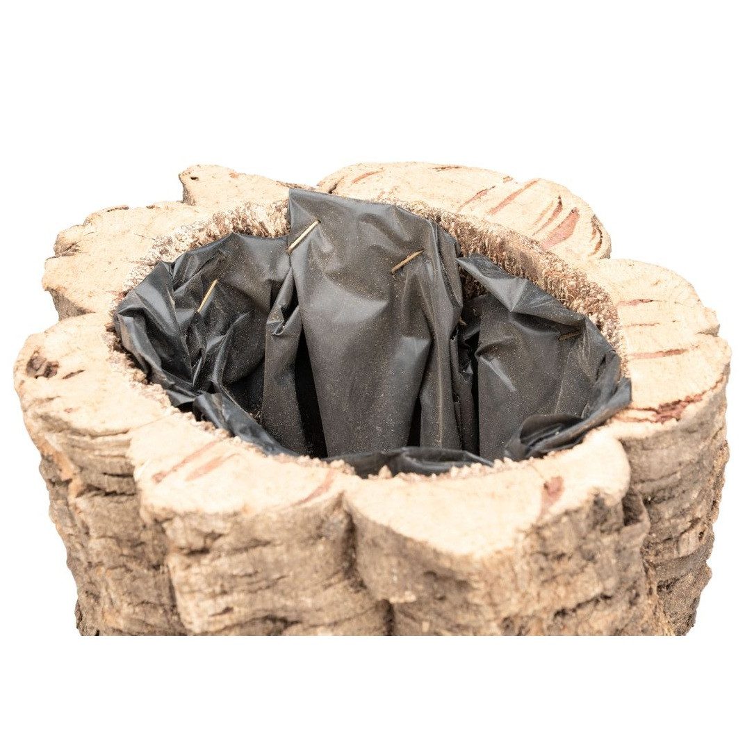 NaDeco Bastelnaturmaterial Blumentopf groß aus Kork, Höhe 35cm, Ø 15-20cm Blumenübertopf