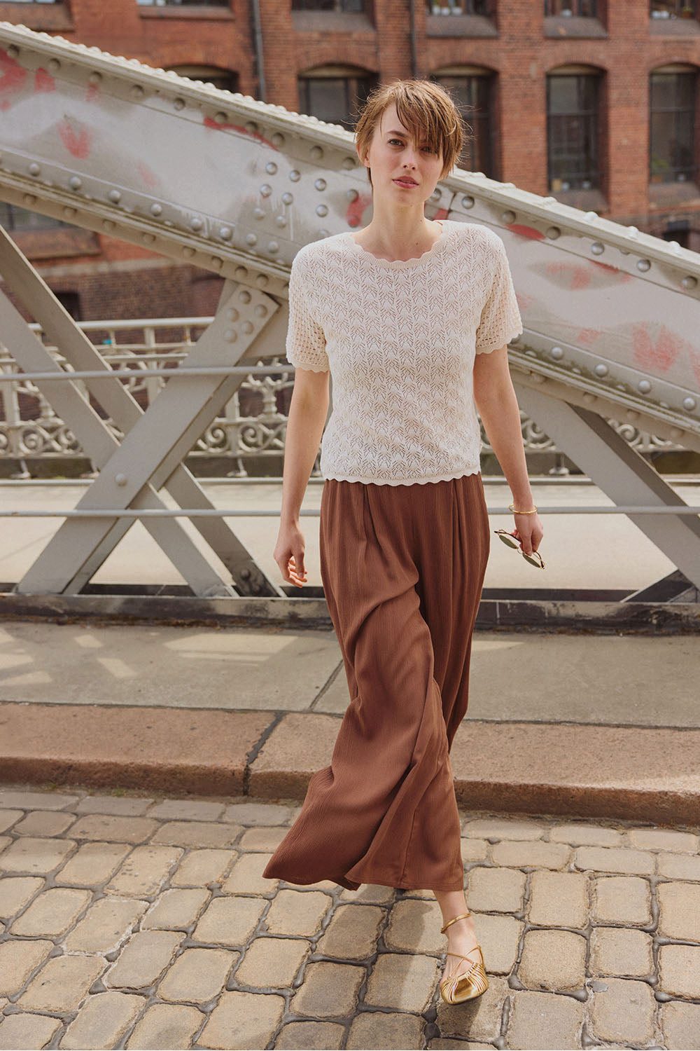 Tranquillo Stoffhose Hose Paulaa aus EvoVero Viskose Nachhaltige Eco-Vero Culotte