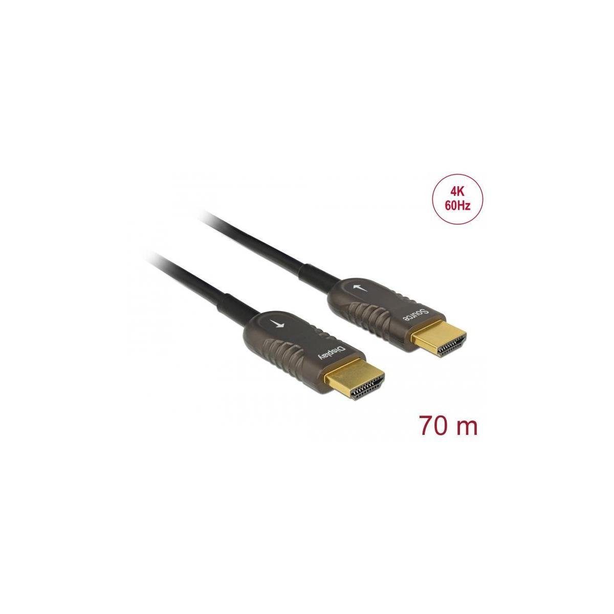 Optisches Delock Kabel Stecker (7000,00 cm) Stecker... HDMI HDMI-A HDMI-A Aktives HDMI-A, Computer-Kabel, >