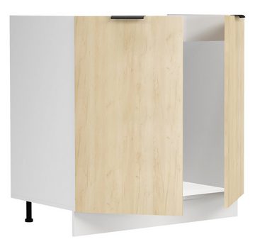 VCM Unterschrank Spülunterschrank Breite 80 cm Spülenschrank Fasola