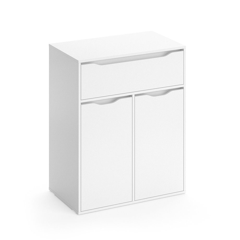Vicco Badschrank Ruben Weiß 80 x 102 cm günstig online kaufen