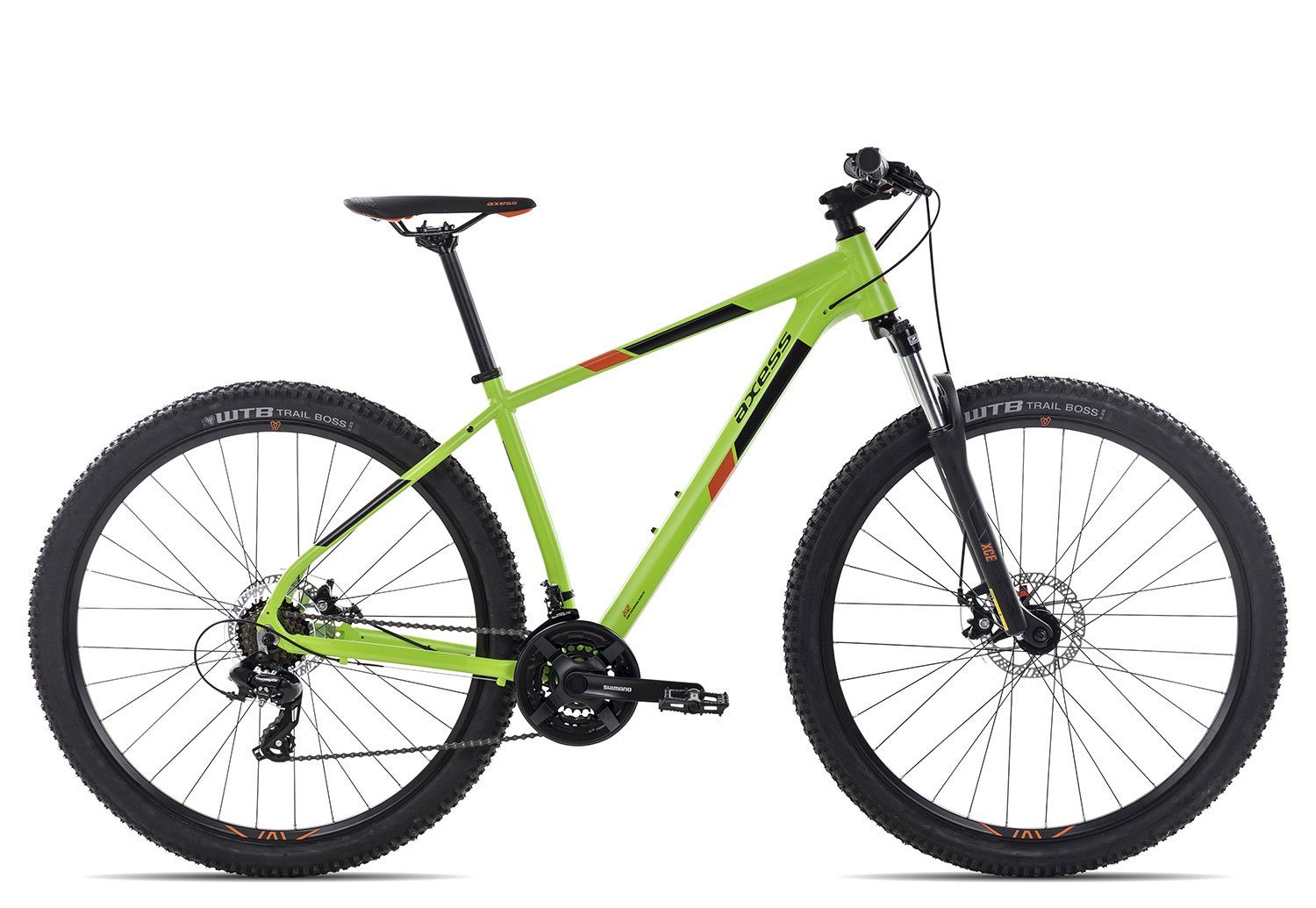 Axess Mountainbike SANDEE, 21 Gang Shimano Tourney RD-TX800-7 Schaltwerk, Kettenschaltung, MTB-Hardtail grün