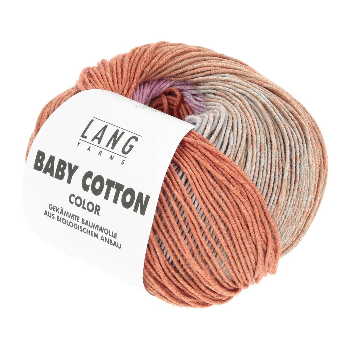 LANG YARNS Baby Cotton Color Häkelwolle, 180 m