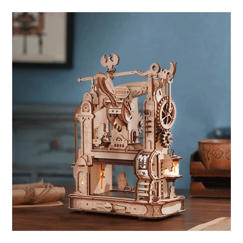 ROKR 3D-Puzzle Classic Printing Press / Druckerpresse, 303 Puzzleteile
