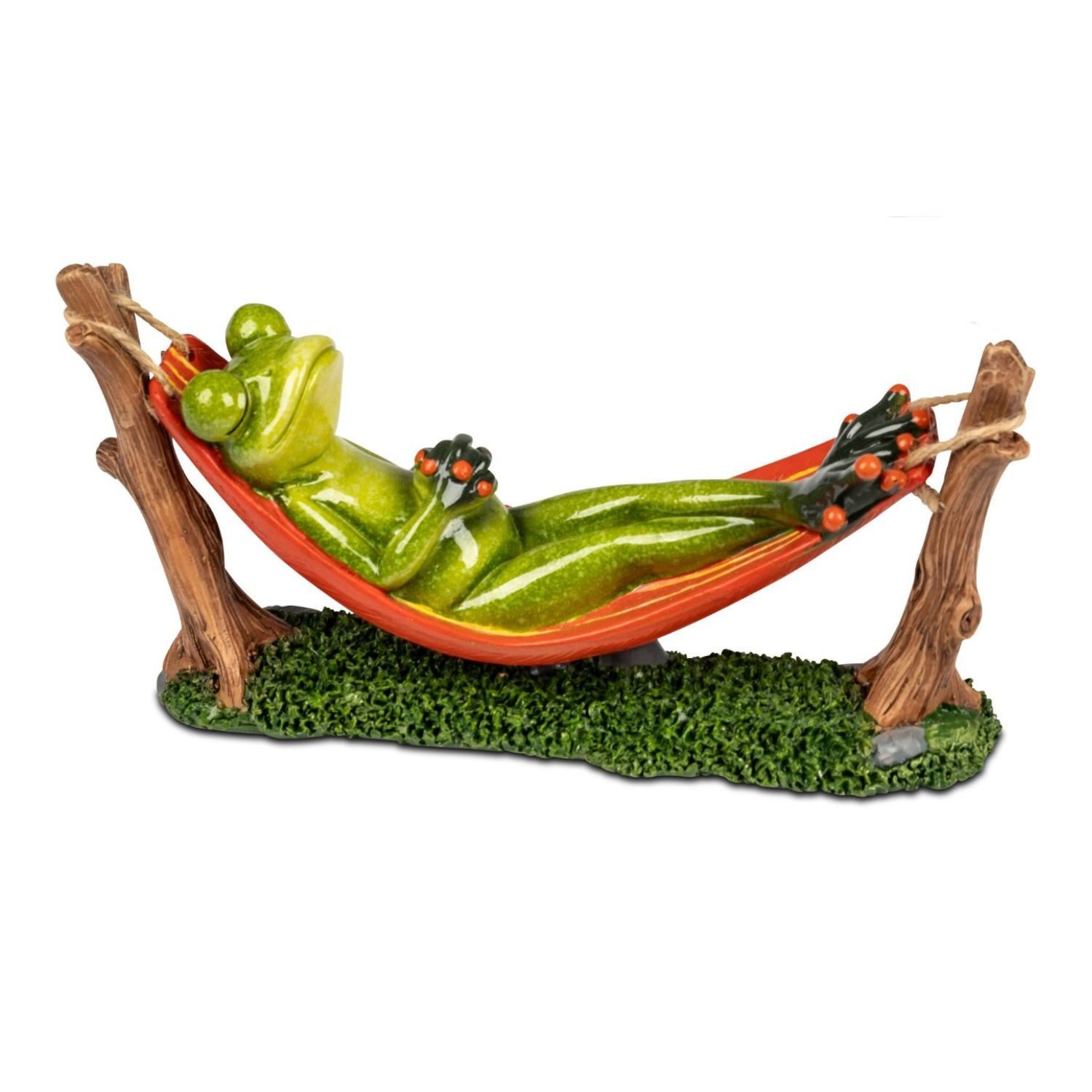 formano Dekofigur Froschhausen, Höhe: 10cm, Farbe: Grün, Motiv: Frosch