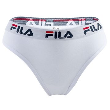 Fila Slip Damen Brazilian Slip - 4er Pack, Logo-Bund, Cotton