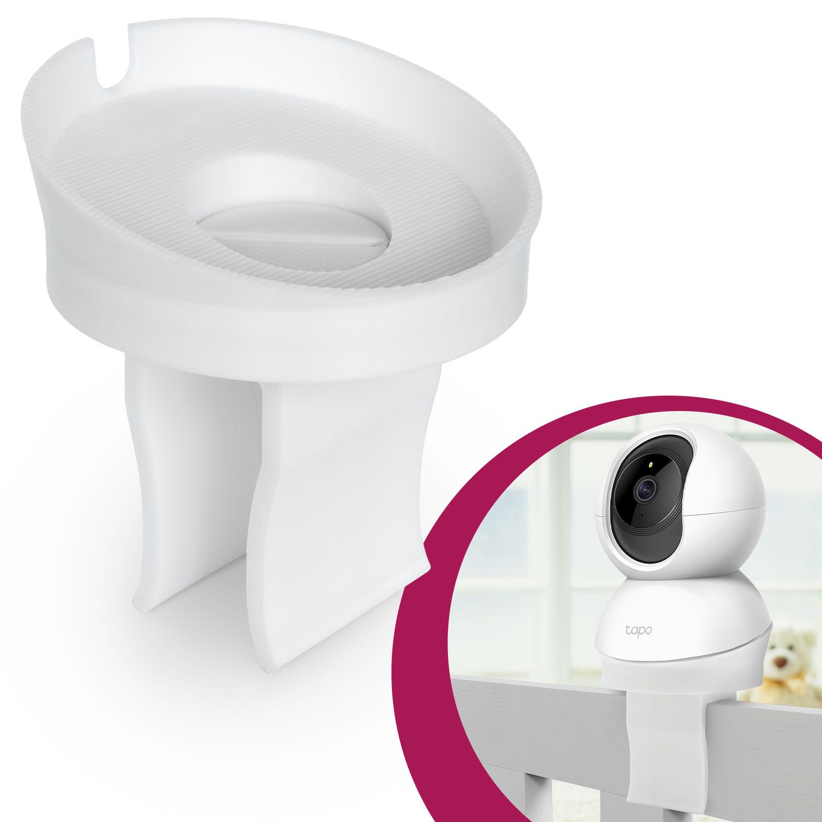 Babyphone Babyphone Halterung Halter Bett passend für TP-Link Tapo C200 C210