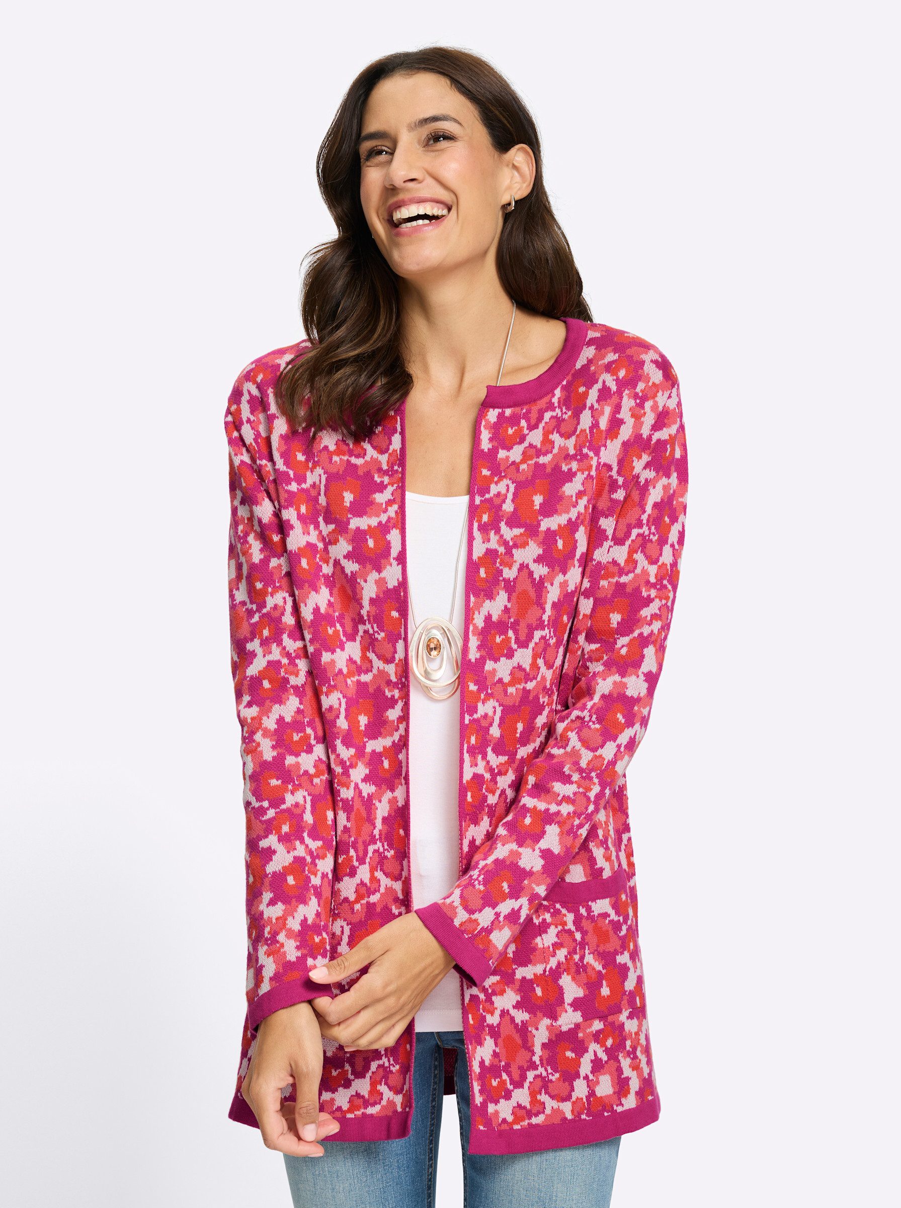 Witt Strickjacke Jacquardstrickjacke . günstig online kaufen