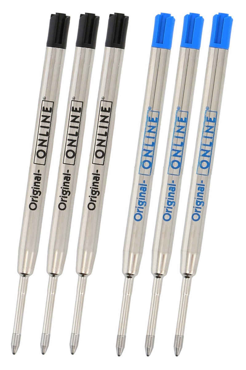 Online Pen Kugelschreiber Kugelschreiberminen, G2-Format, für Standard-Kugelschreiber, hergestellt in der Schweiz