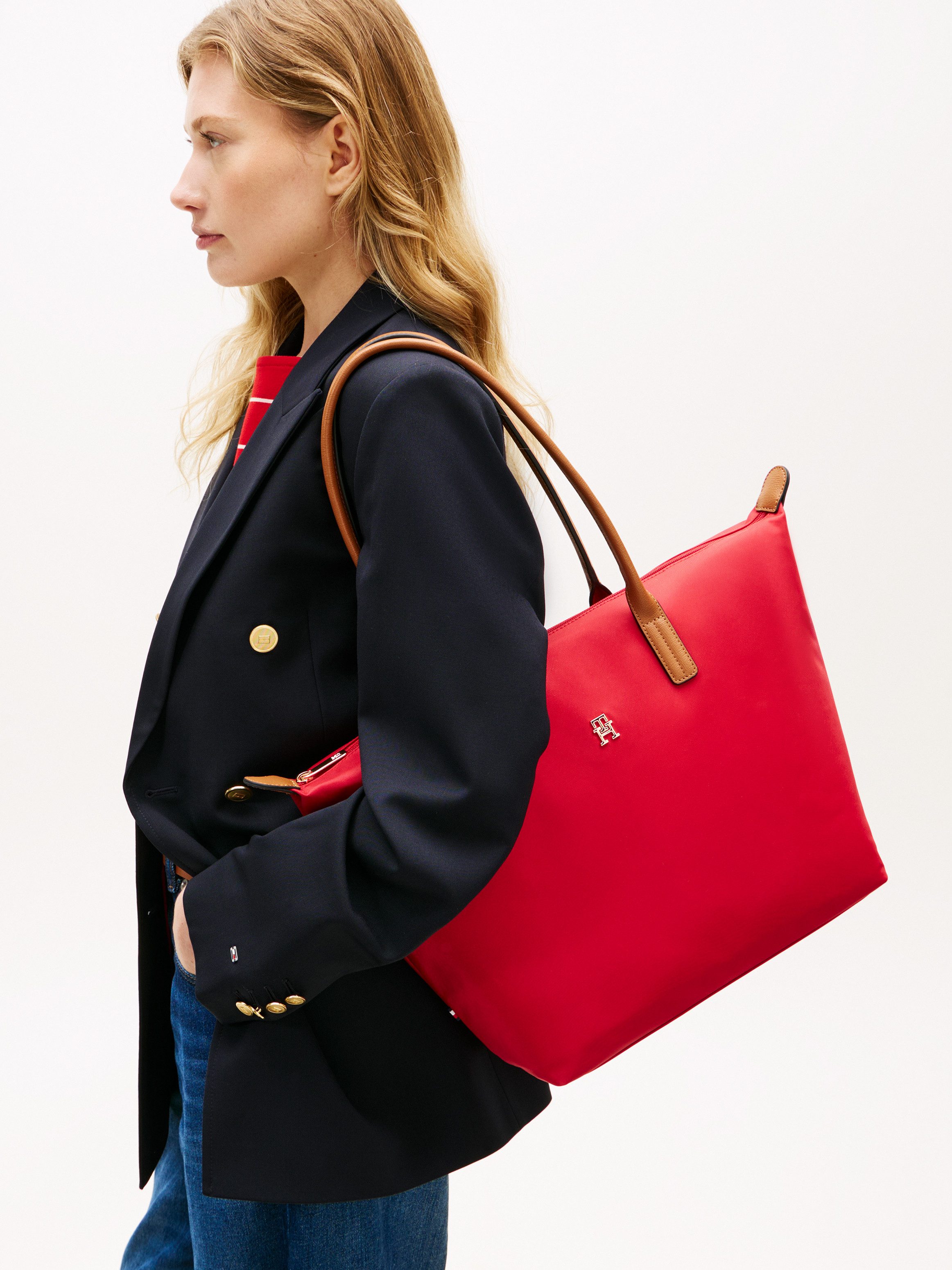 Tommy Hilfiger Tragetasche POPETTE TOTE, Damen Handtasche, Schultertasche m günstig online kaufen