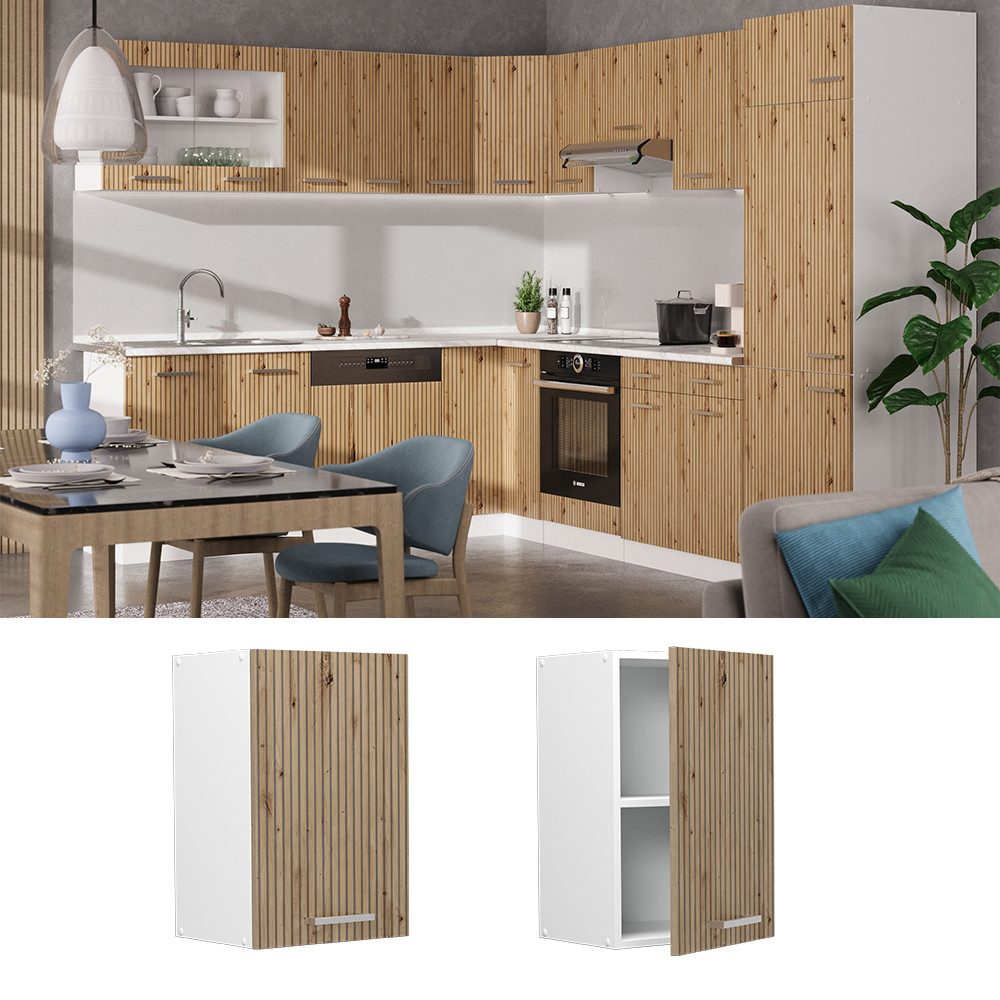 Vicco Hängeschrank R-Line, Artisan-Eiche/Weiß, 40 cm günstig online kaufen