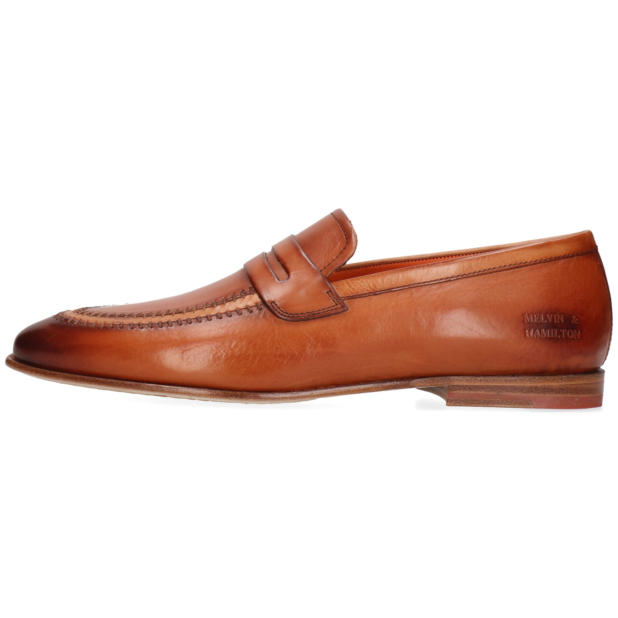 Melvin & Hamilton Thomas 3 Leder-Loafers für Herren Loafer Flache Absätze, Echtes Leder, Vegetabile Gerbung