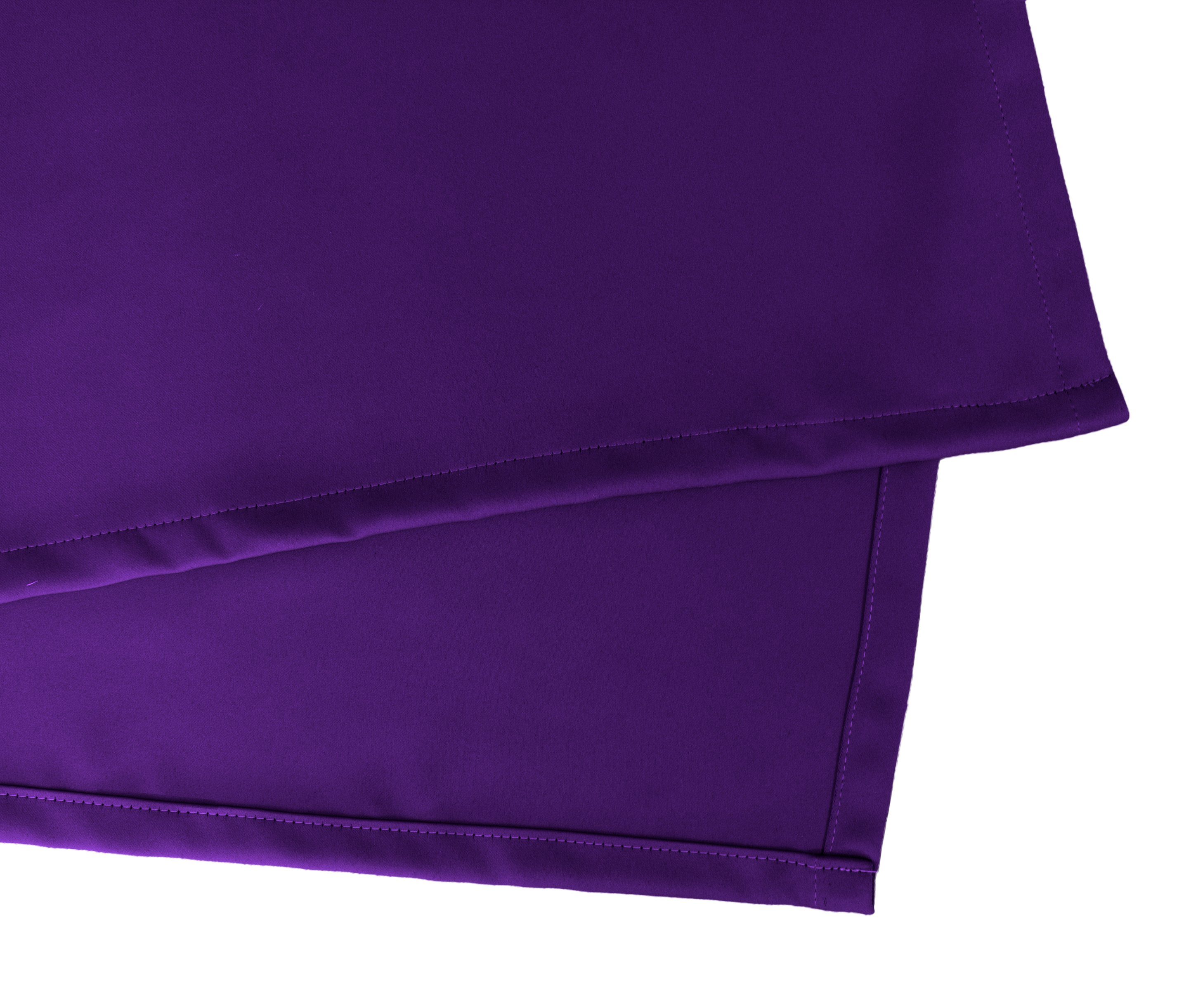 Verdunkelungsvorhang Ösen Dim sparend, VHG, verdunkelnd, (1 violett Verdunkler, Wärmeschutz, Leon1, blickdicht, Sonnenschutz, Polyester, verschiedene Energie Out, Größen Kälteschutz, St), Vorhang,