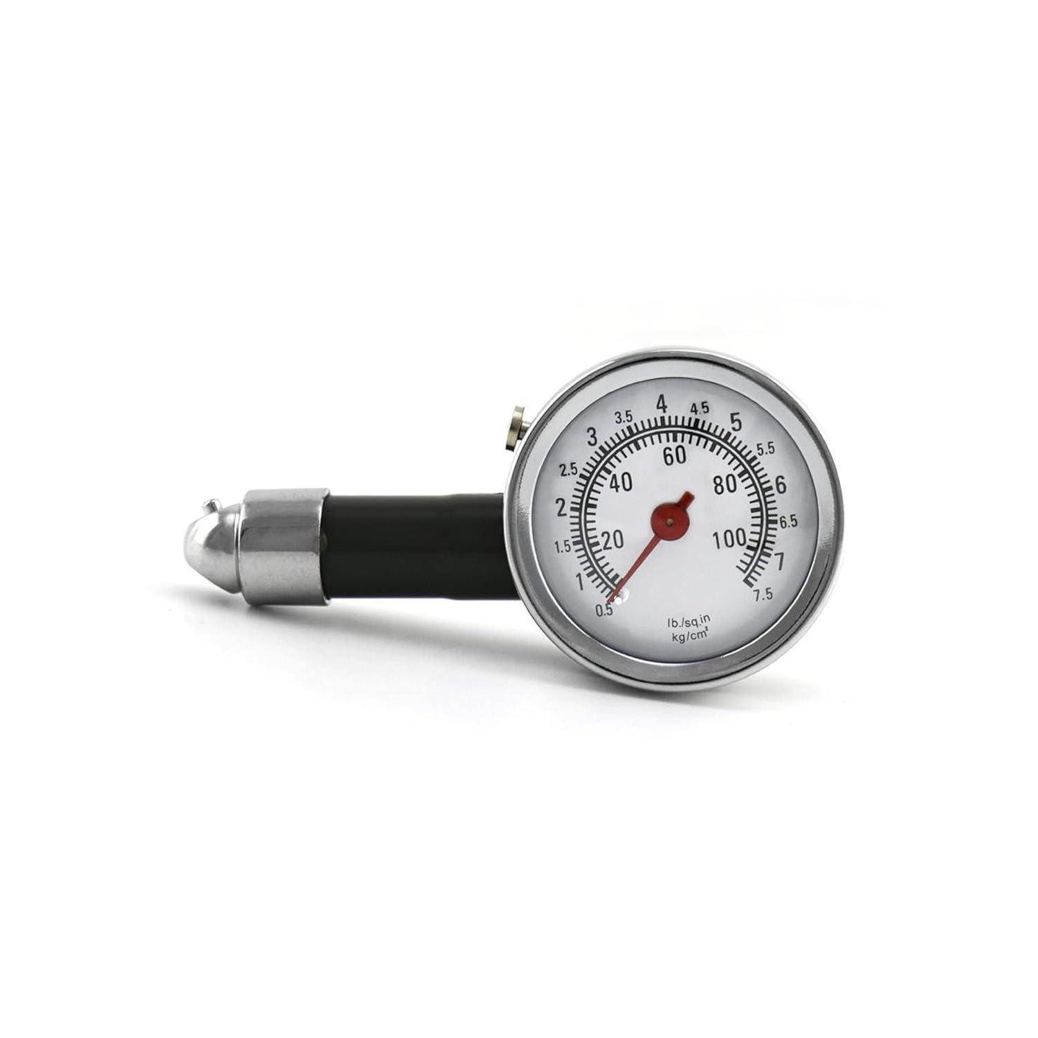 LuxusKollektion Luftdruckmessgerät Tragbarer Reifendruckprüfer 0-100Psi für Auto, Fahrrad und Motorrad