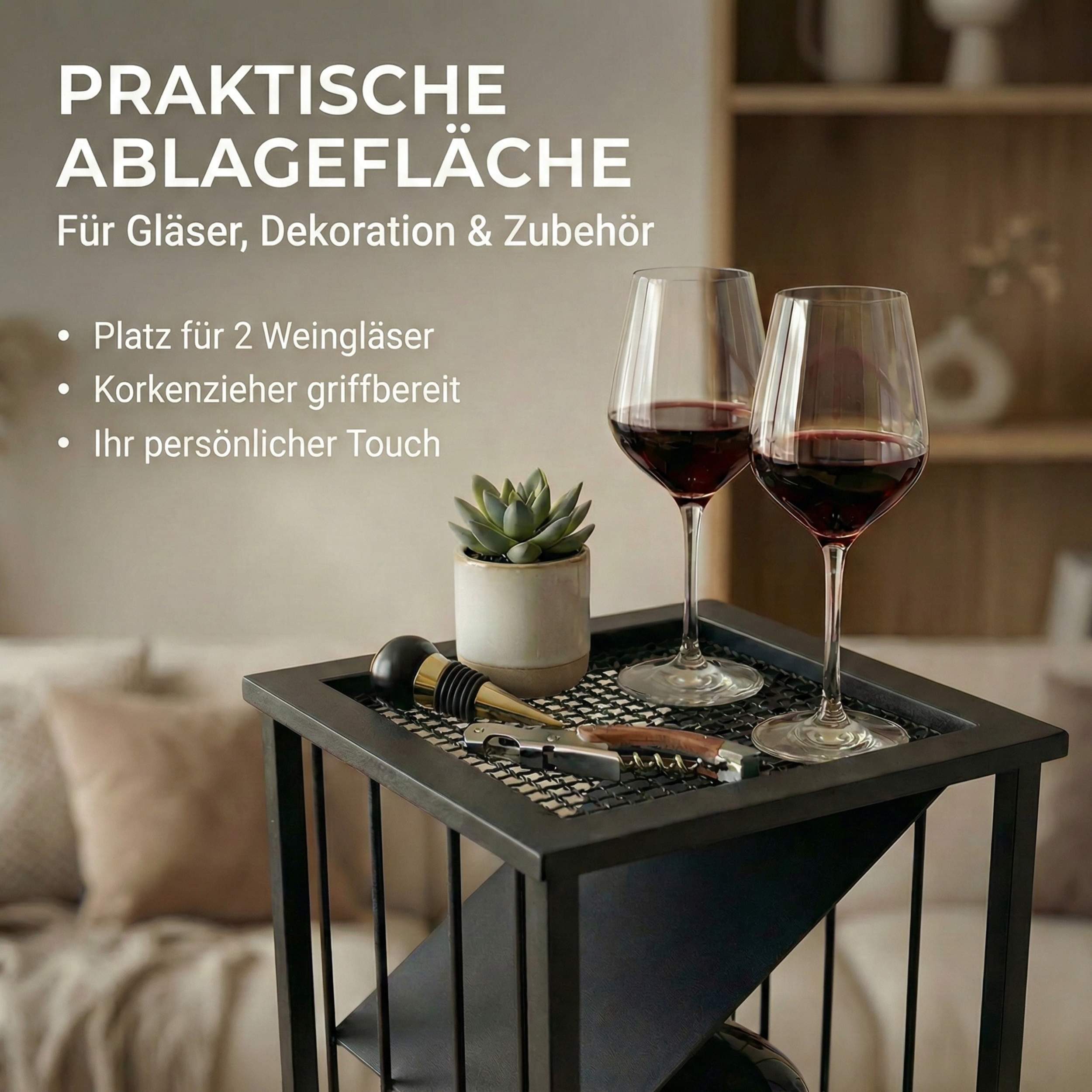 DanDiBo Weinregal Stehend 96693 Flaschenregal Weinständer Flaschenhalter Schmal Modern, Flaschenregal Weinständer Flaschenhalter Schmal Modern
