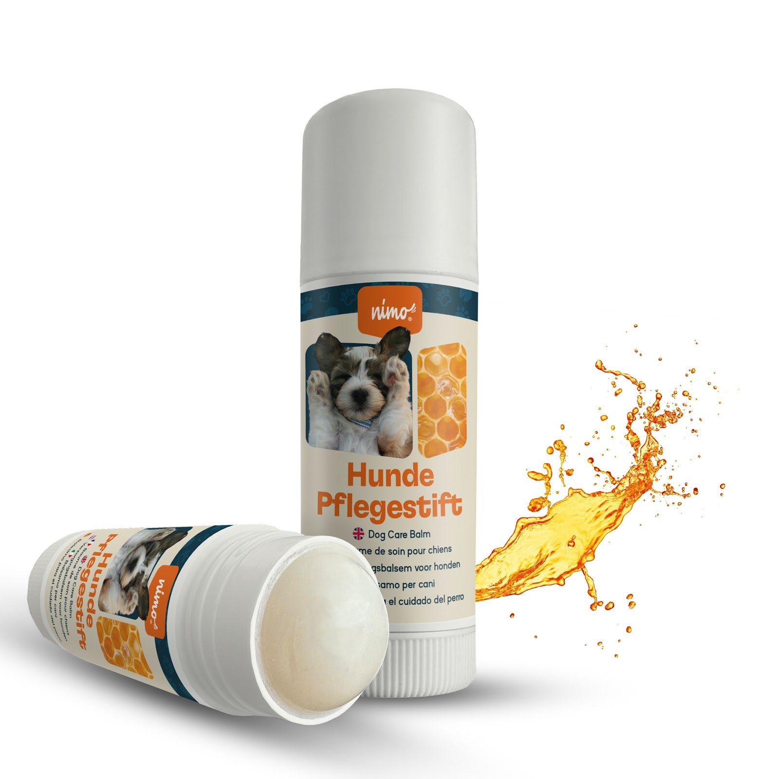 nimo Pfotenpflege Hunde Pflegestift, 40 ml, (1-St), einfache & schnelle Anwendung