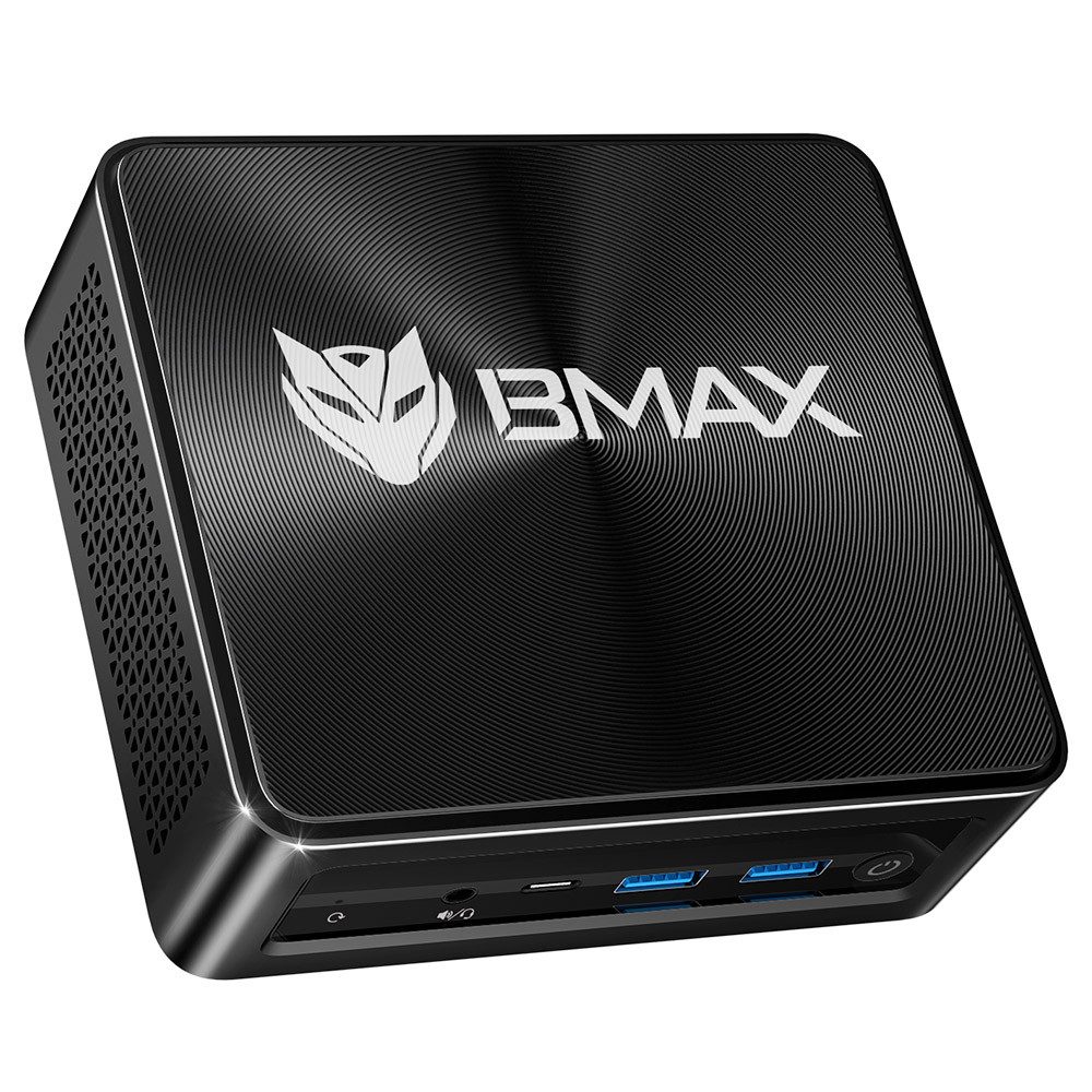 BMAX B5 A Pro AMD Ryzen 7 5825U 8 Kerne Max 4,5 GHz, 16 GB + 512 GB Mini-PC (AMD AMD Ryzen 7 5825U, 16 GB RAM, 512 GB SSD, DP+HDMI+Type-C 4K-Dreifachdisplay, vorinstalliertes System: Windows 11)
