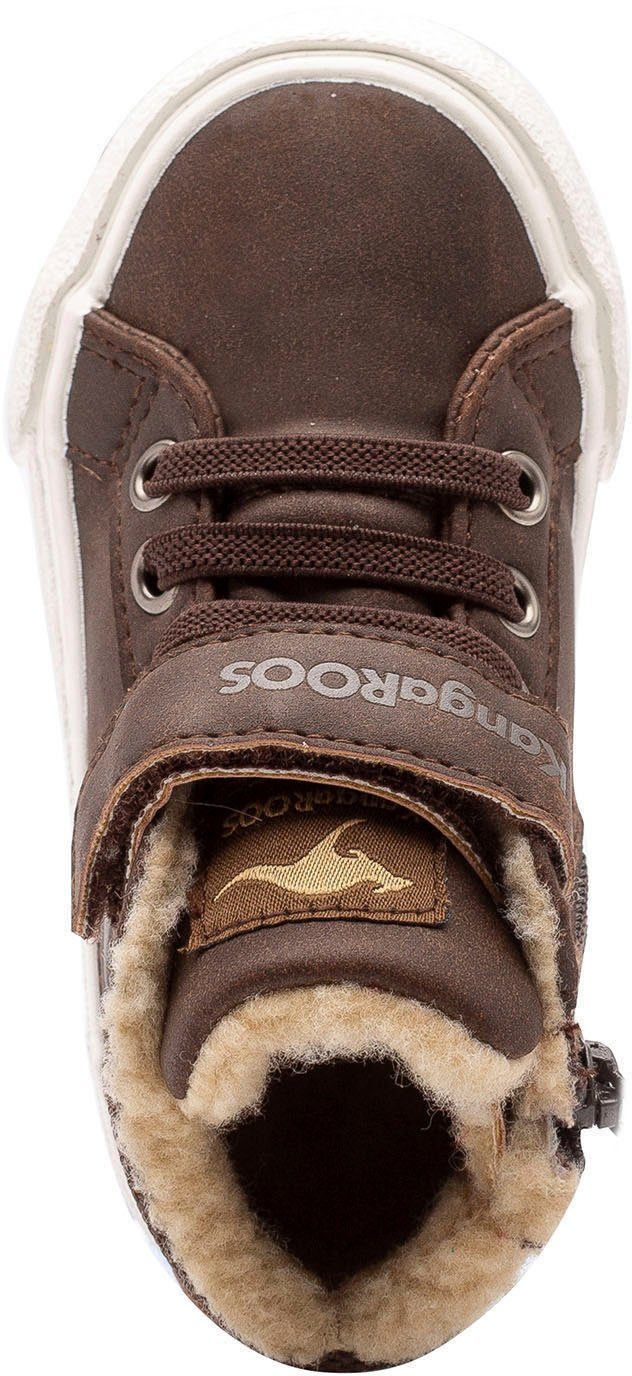 KangaROOS Kavu III Sneaker Warmfutter, Reißverschluss,Winterschuhe, Schnürboots, Sneakerboots