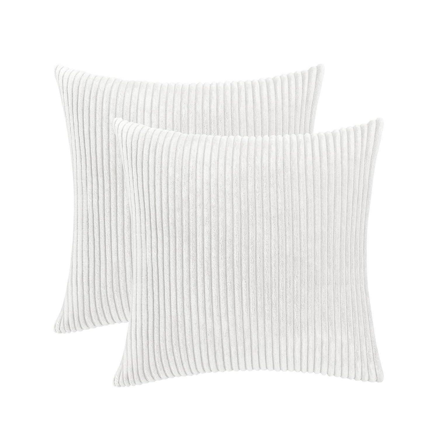 OKWISH Kissenbezüge 2er Set Kordsamt gestreiftes Kissenhülle Dekokissen, (2 günstig online kaufen