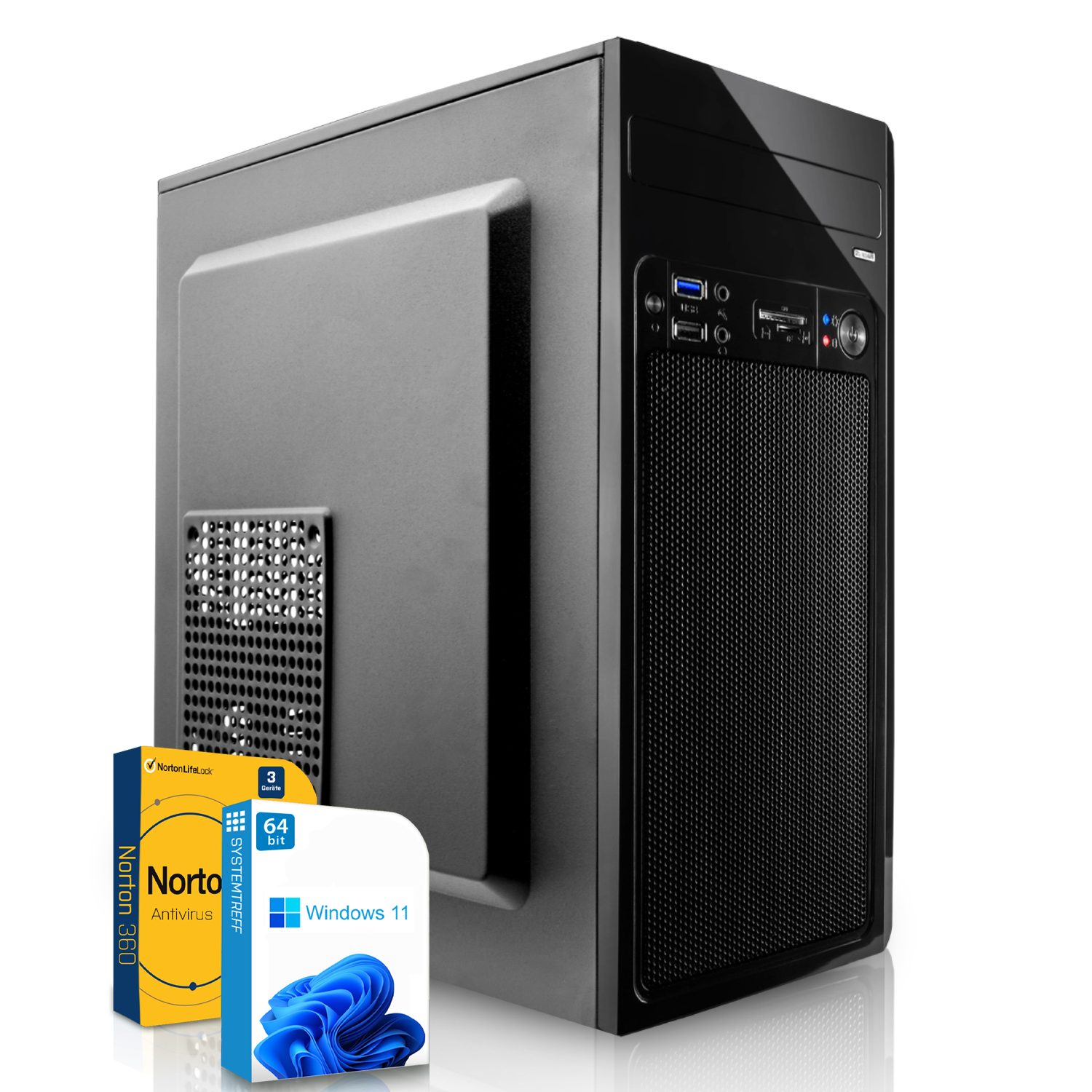 SYSTEMTREFF PC (Intel Core 12400F, 1000 16 1030, GB SSD, RAM, 512, WLAN) 11, GB GT Windows Luftkühlung, i5