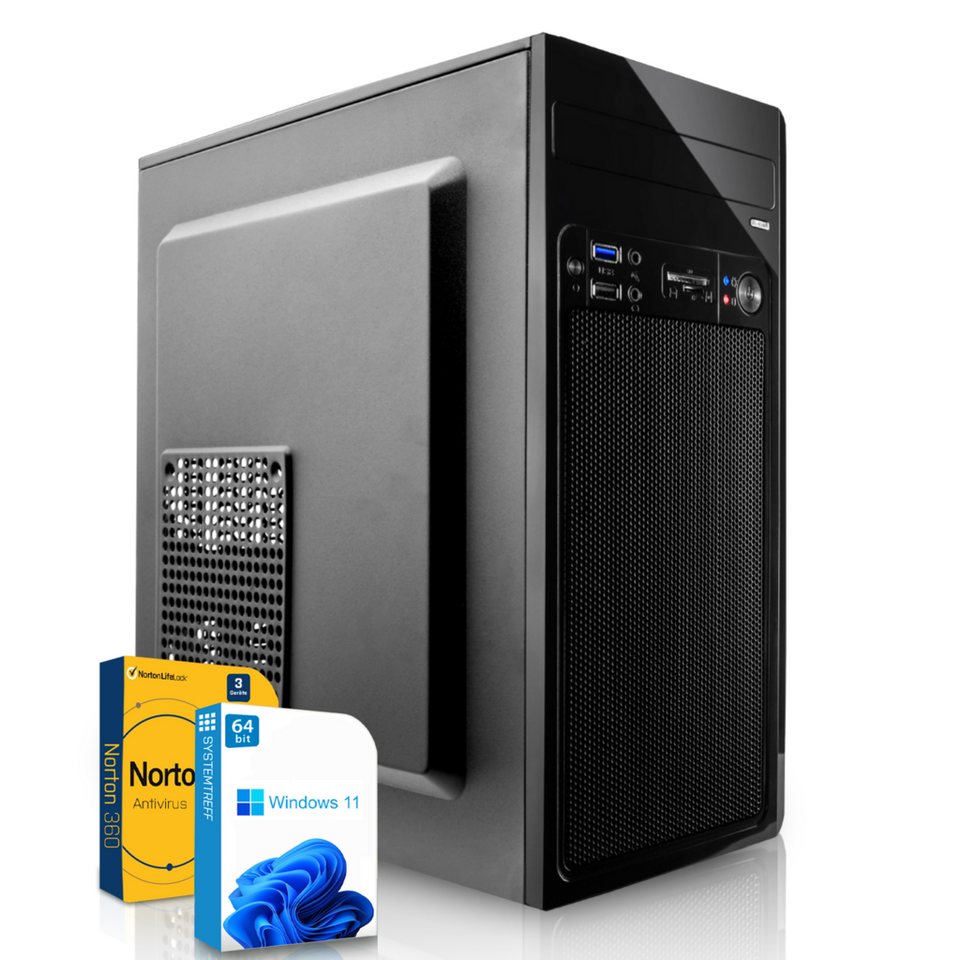 SYSTEMTREFF PC (Intel Core i5 12400F, GT 1030, 16 GB RAM, 512, 1000 GB SSD,  Luftkühlung, Windows 11, WLAN)