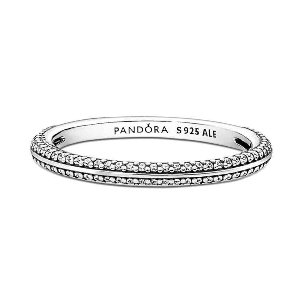 Pandora Fingerring PANDORA Damenring aus 925er Silber mit Zirkonia, ME-Kollektion