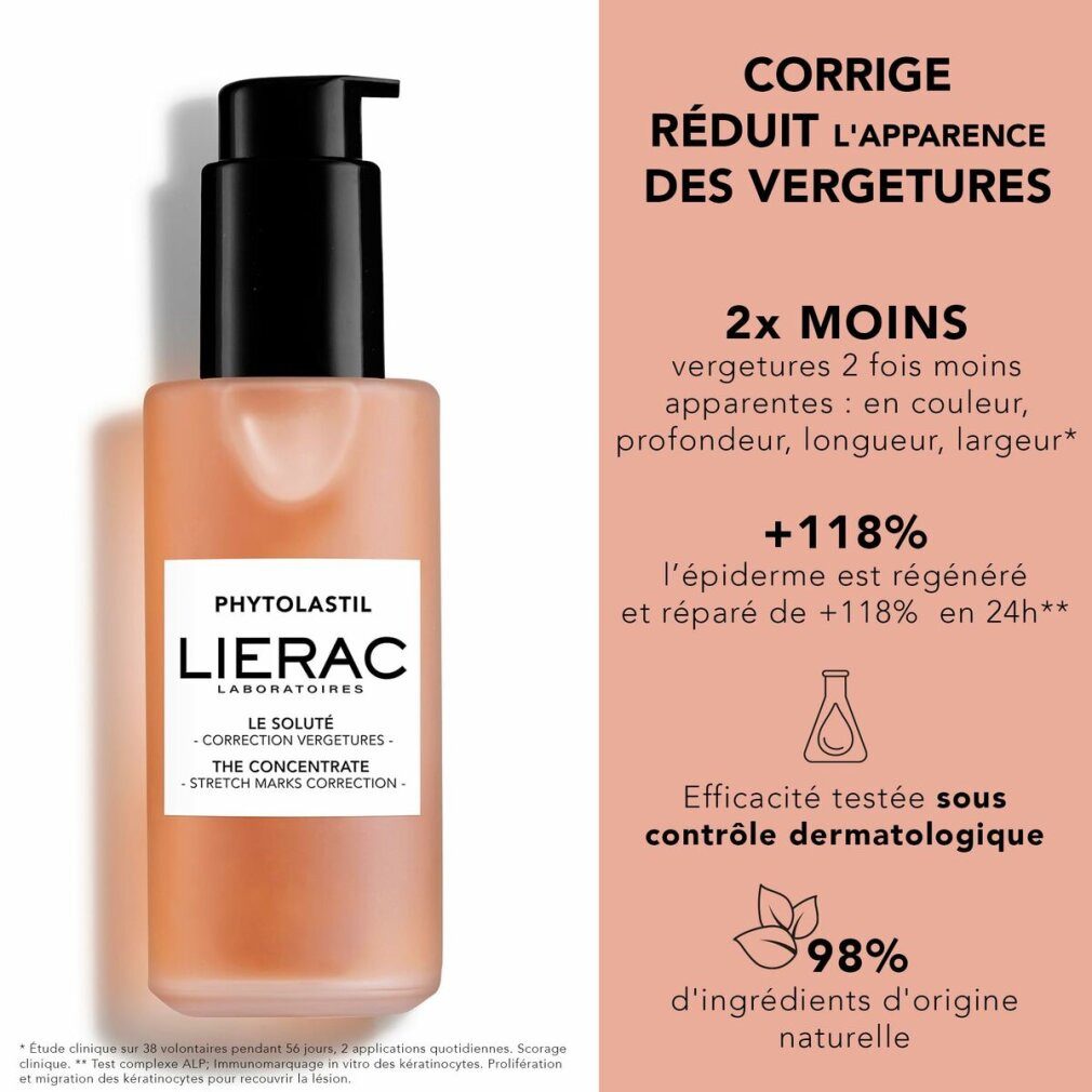 LIERAC Körperpflegemittel PHYTOLASTIL Lösung - Korrektur von Dehnungsstreifen 100 ml