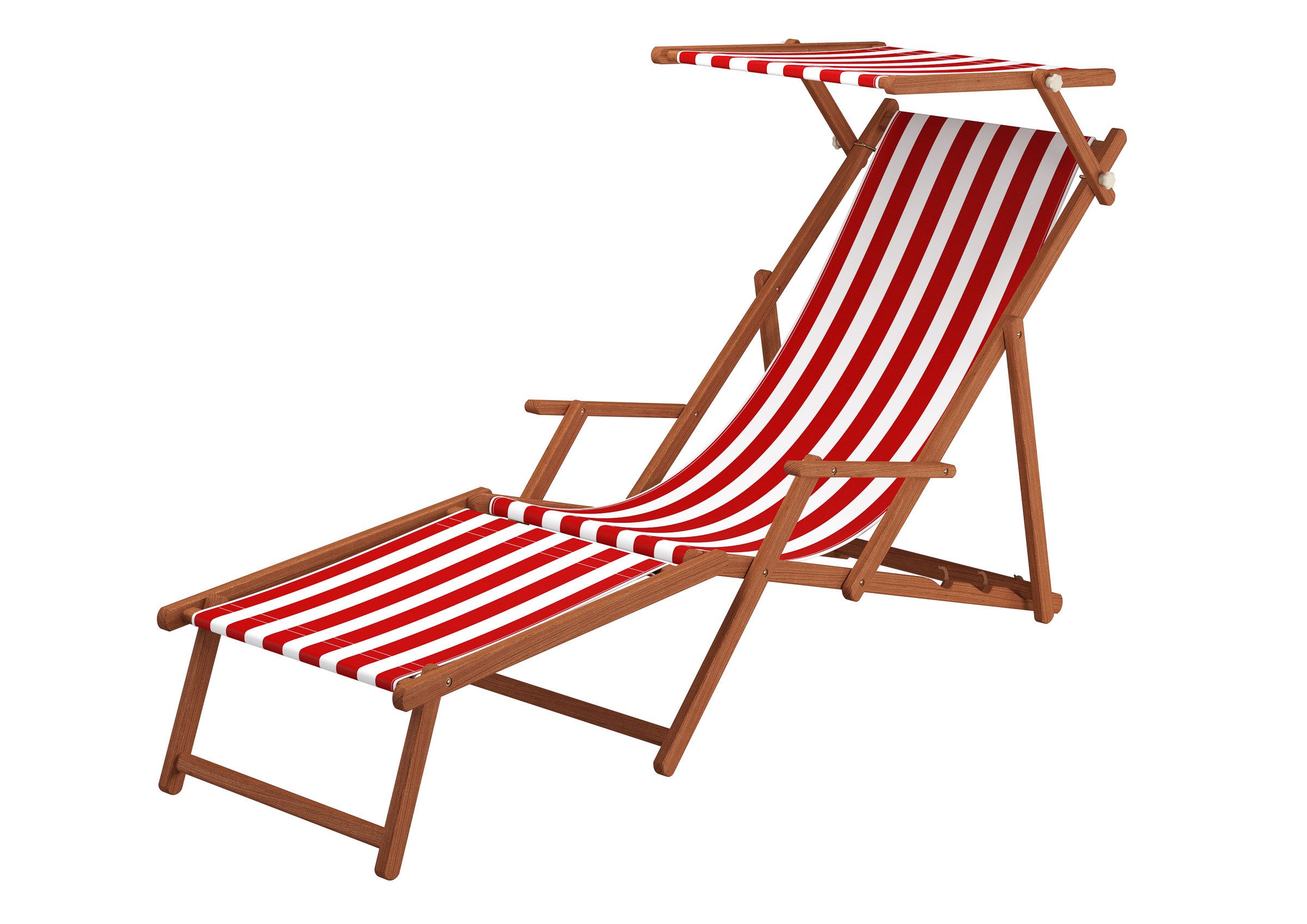 ERST-HOLZ Gartenliege Holz-Liegestuhl Sonnenliege Strandliege mit günstig online kaufen