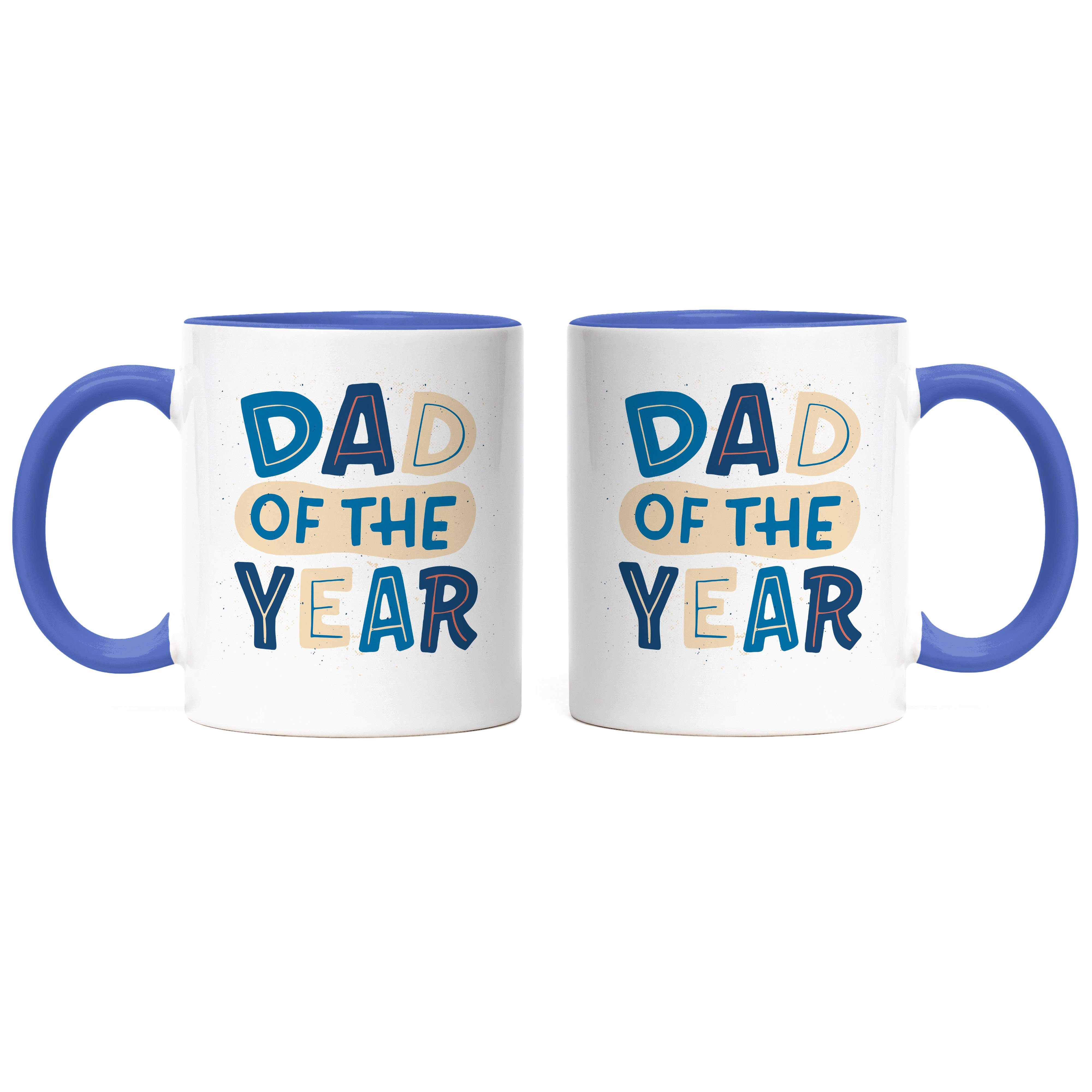 Blau Weltbester Tasse Of Dad Geschenkidee Bester Hey!Print Papa The Year Vatertag Tasse Dad