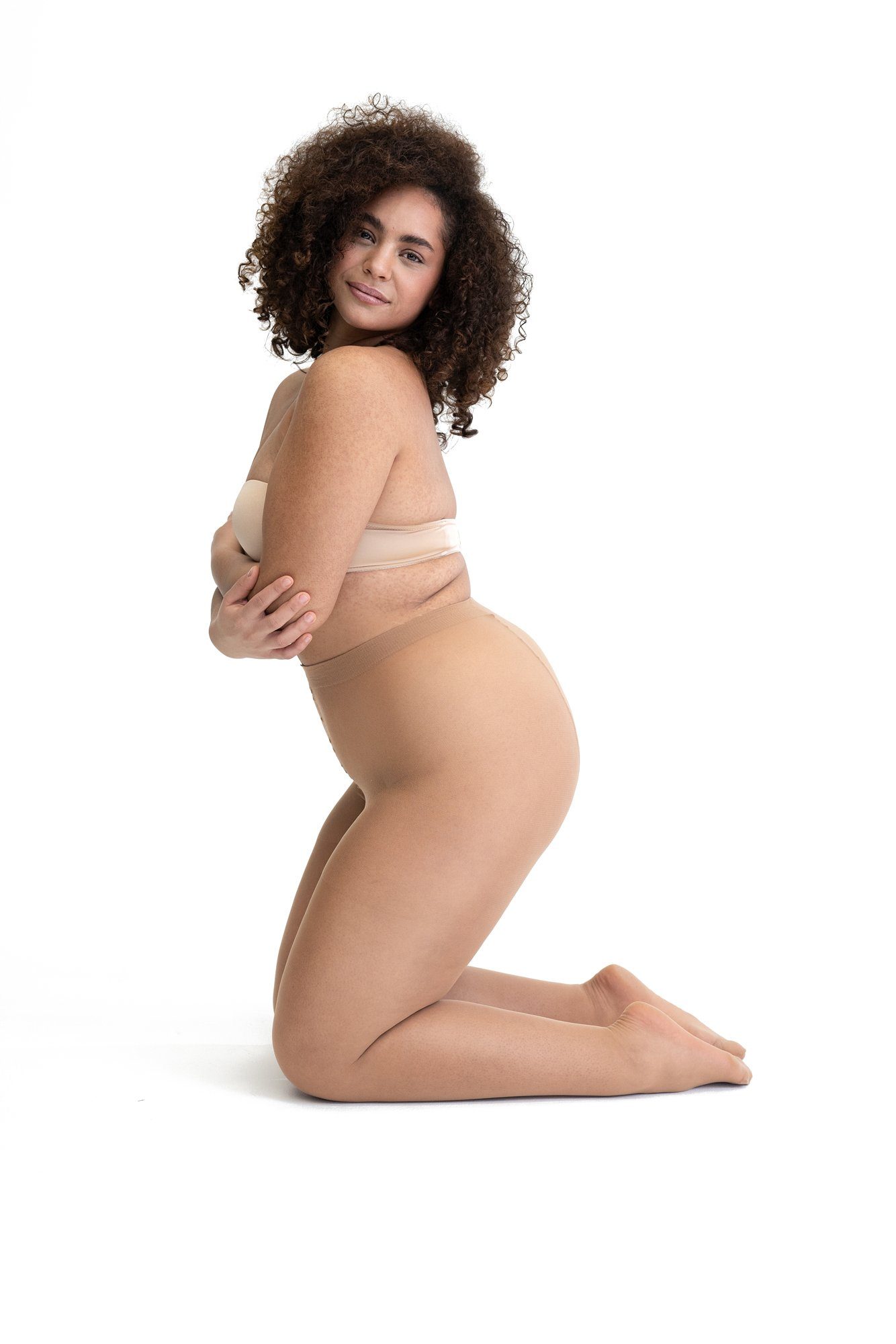 disée Strickstrumpfhose disée Damen Tights Feinstrumpfhose flexibel matt transparent 20 DEN mit Komfortbund, 2er Pack