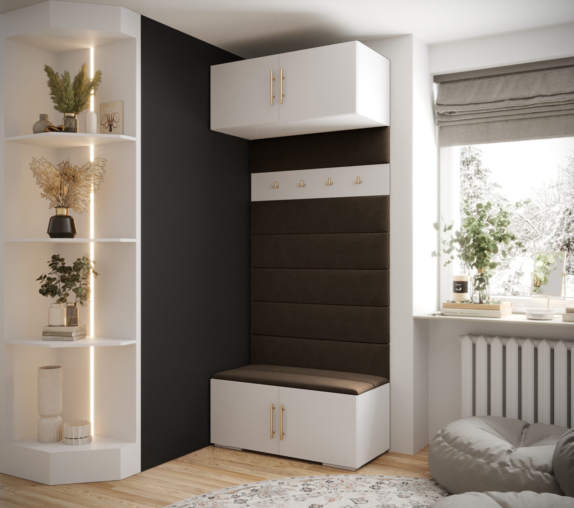 ABIKS MÖBEL Garderoben-Set Inova 3 Sitz, günstig online kaufen