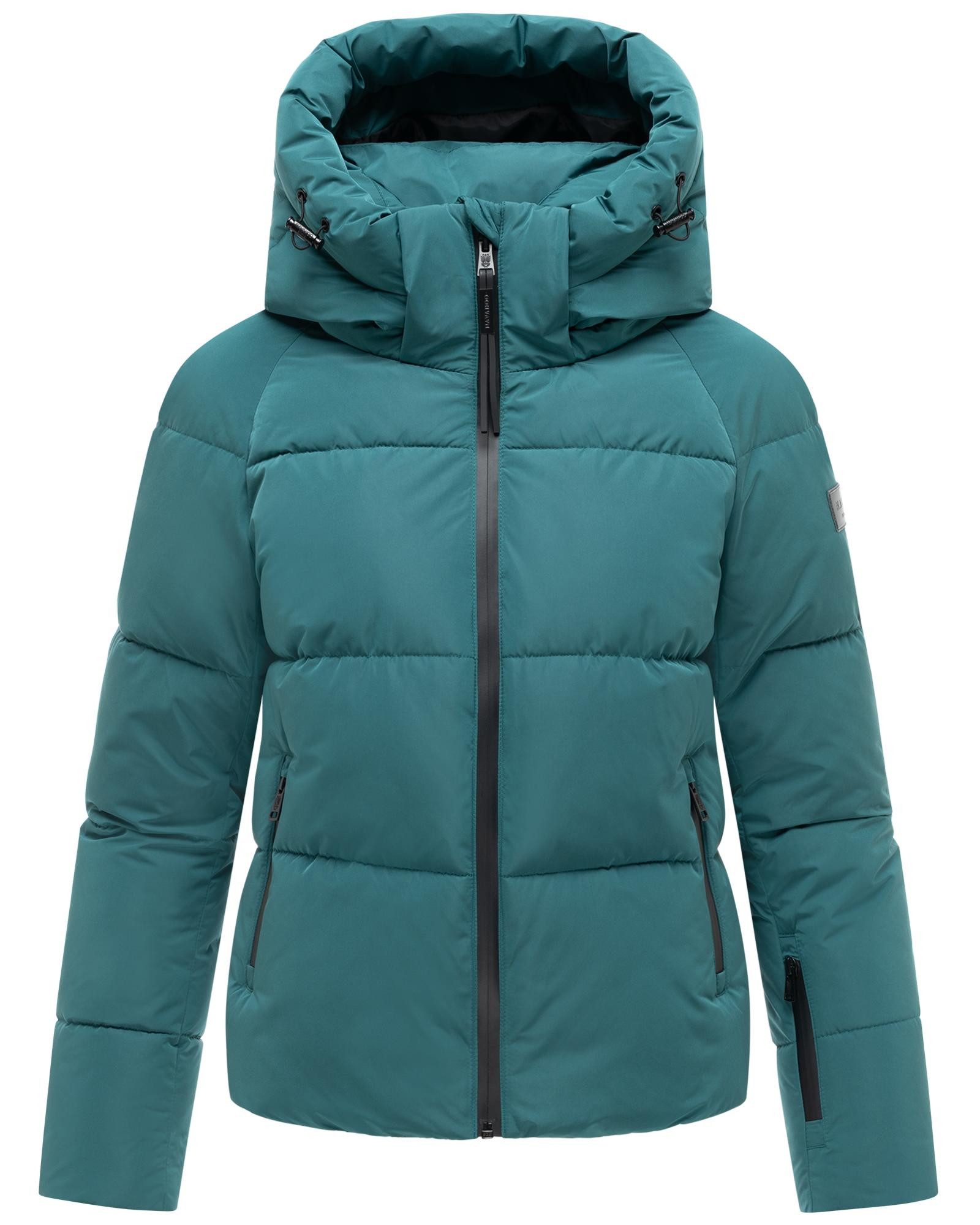 Navahoo Steppjacke Frostherz XIV Kurze gesteppte Damen Winterjacke mit abnehmbarer Kapuze