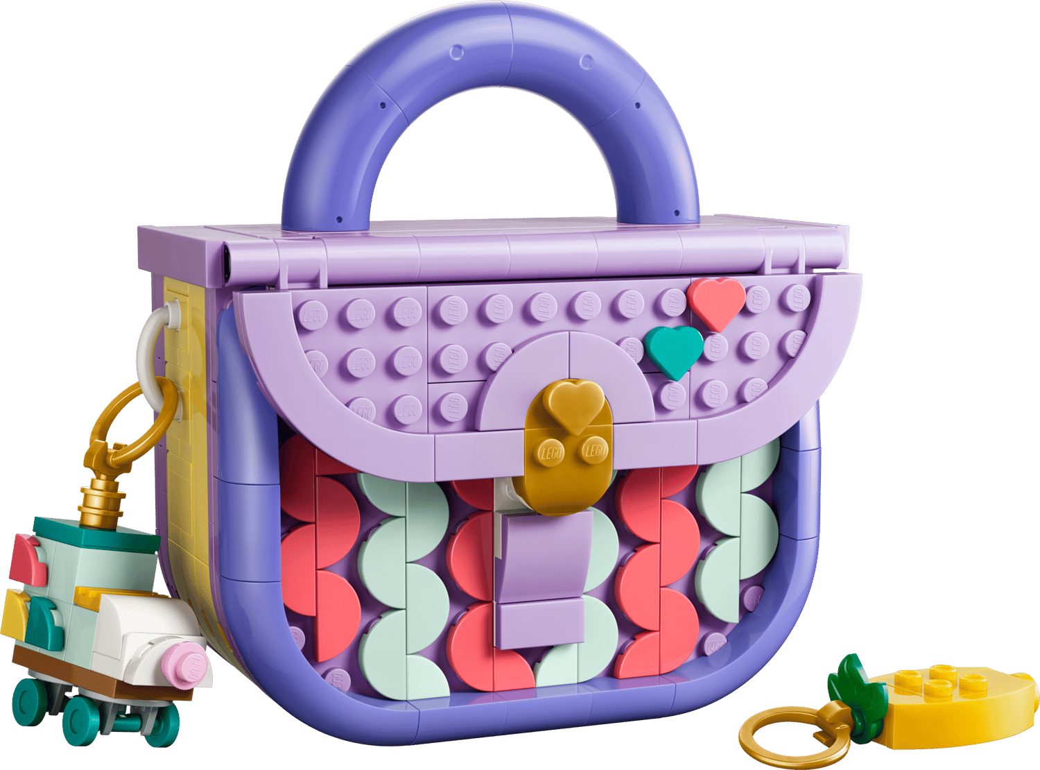 LEGO® Creator 3-in-1-Sets 31391 Modische Tasche mit Staufach Spielbausteine, (Set, 272 St., Set)