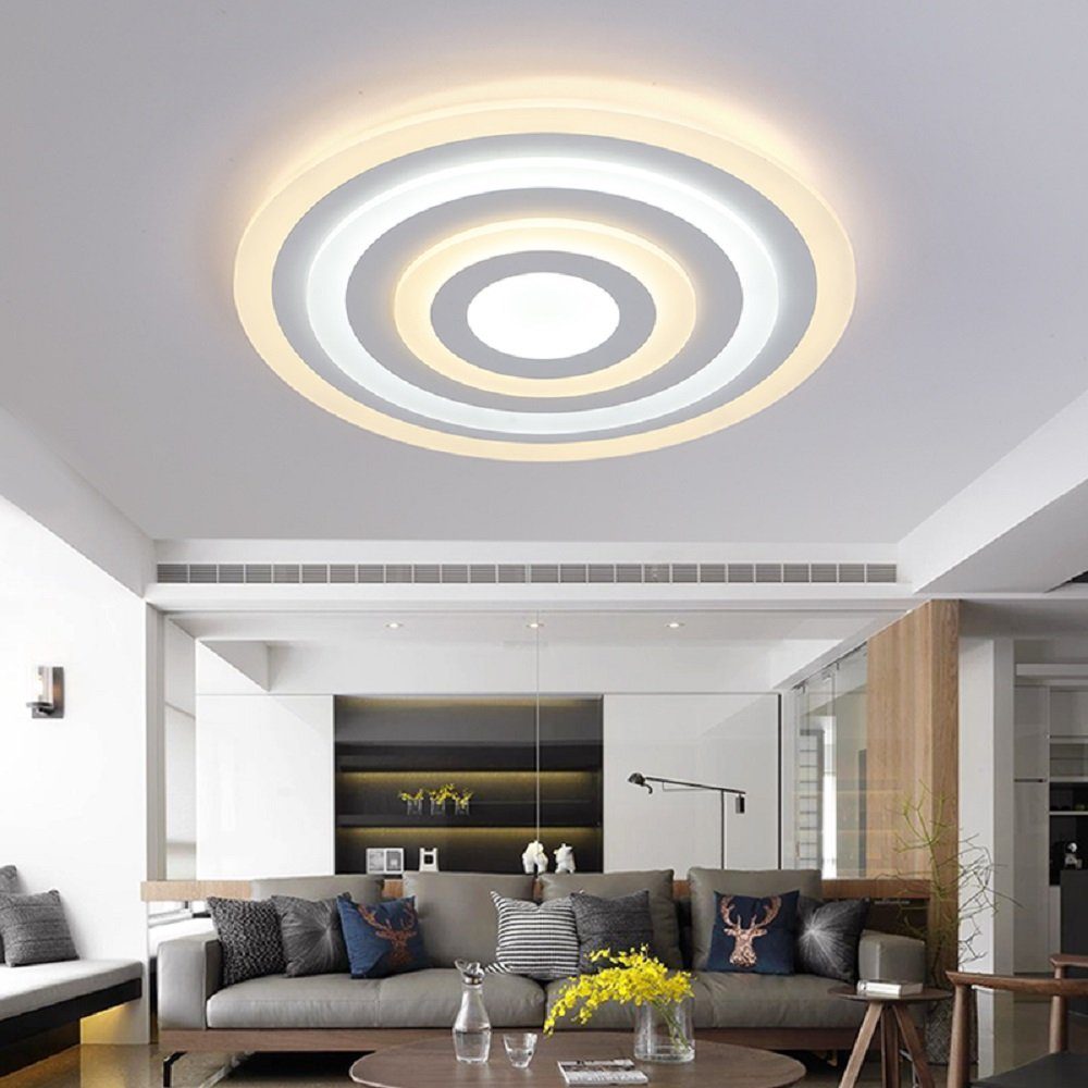 Euroton LED Deckenleuchte LED Deckenleuchte Deckenlampe 80*65*9 Fernbedienu günstig online kaufen