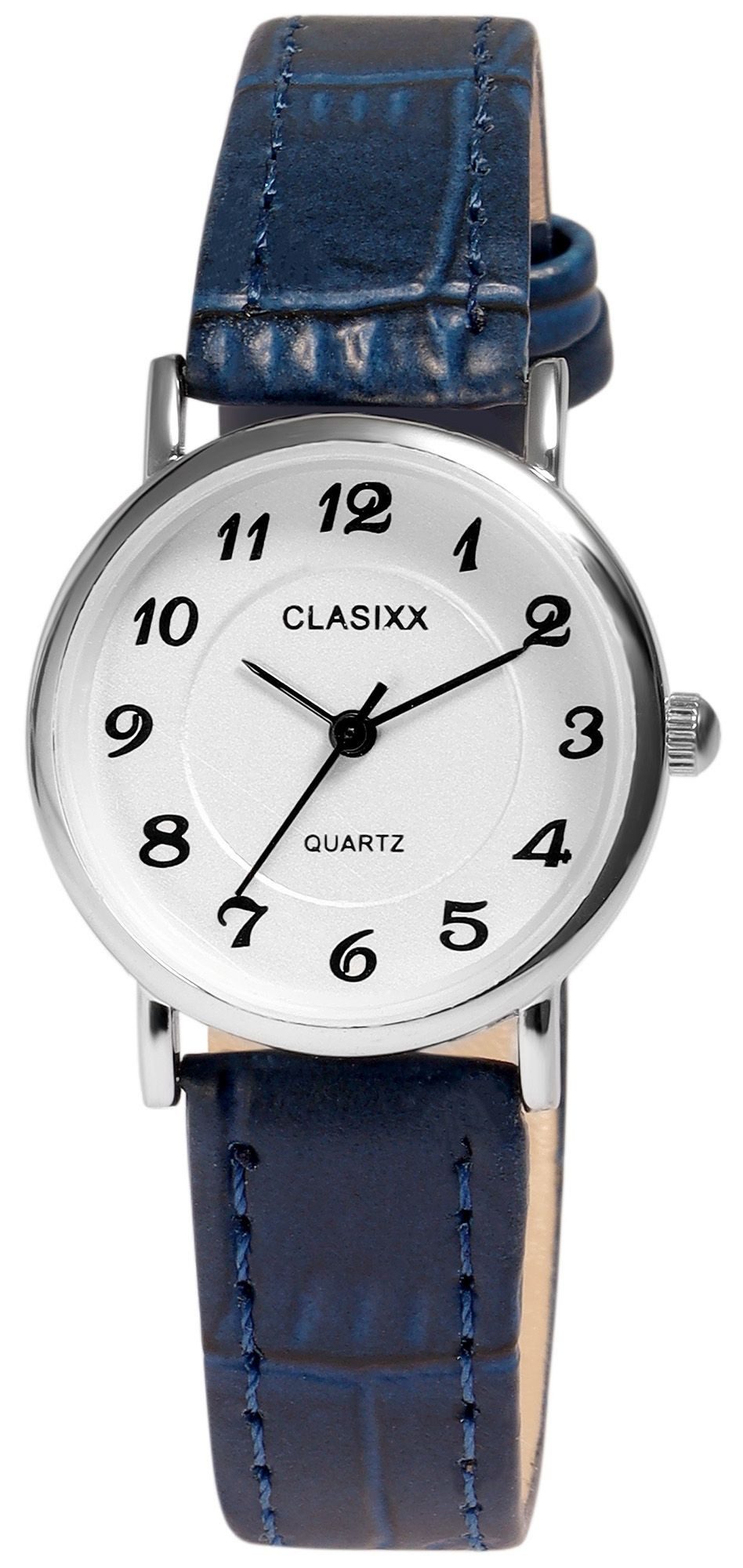 Clasixx Quarzuhr CX0026 Clasixx Damenuhr mit Lederimitationsarmband, Damenu günstig online kaufen