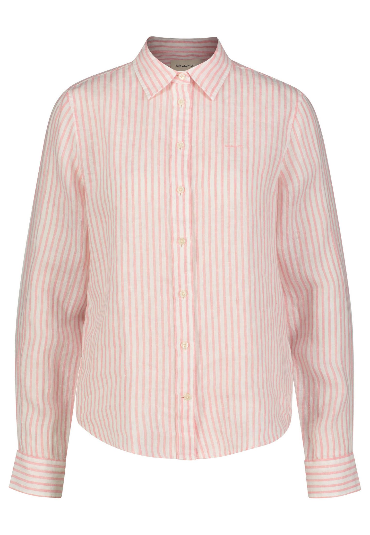 Klassische Bluse Damen Bluse aus Leinen